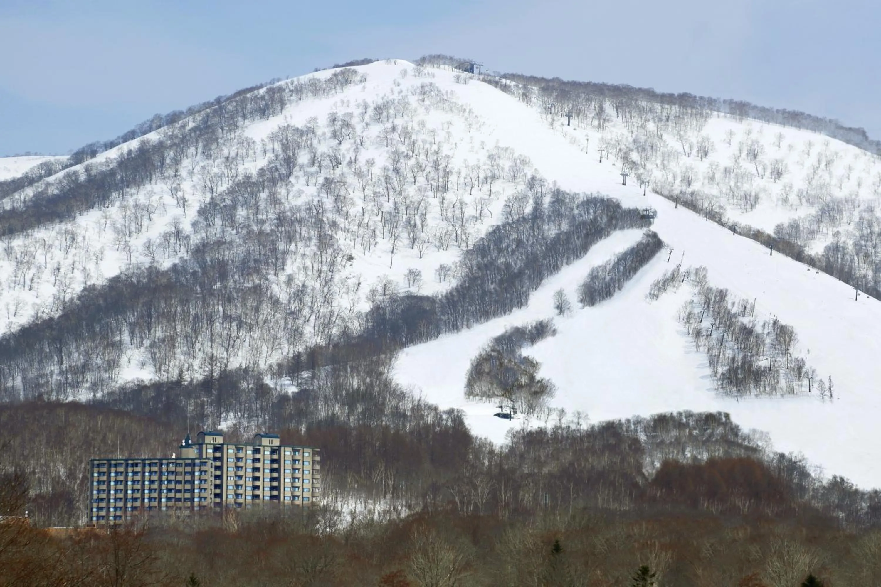 Bird's eye view in One Niseko Resort Towers