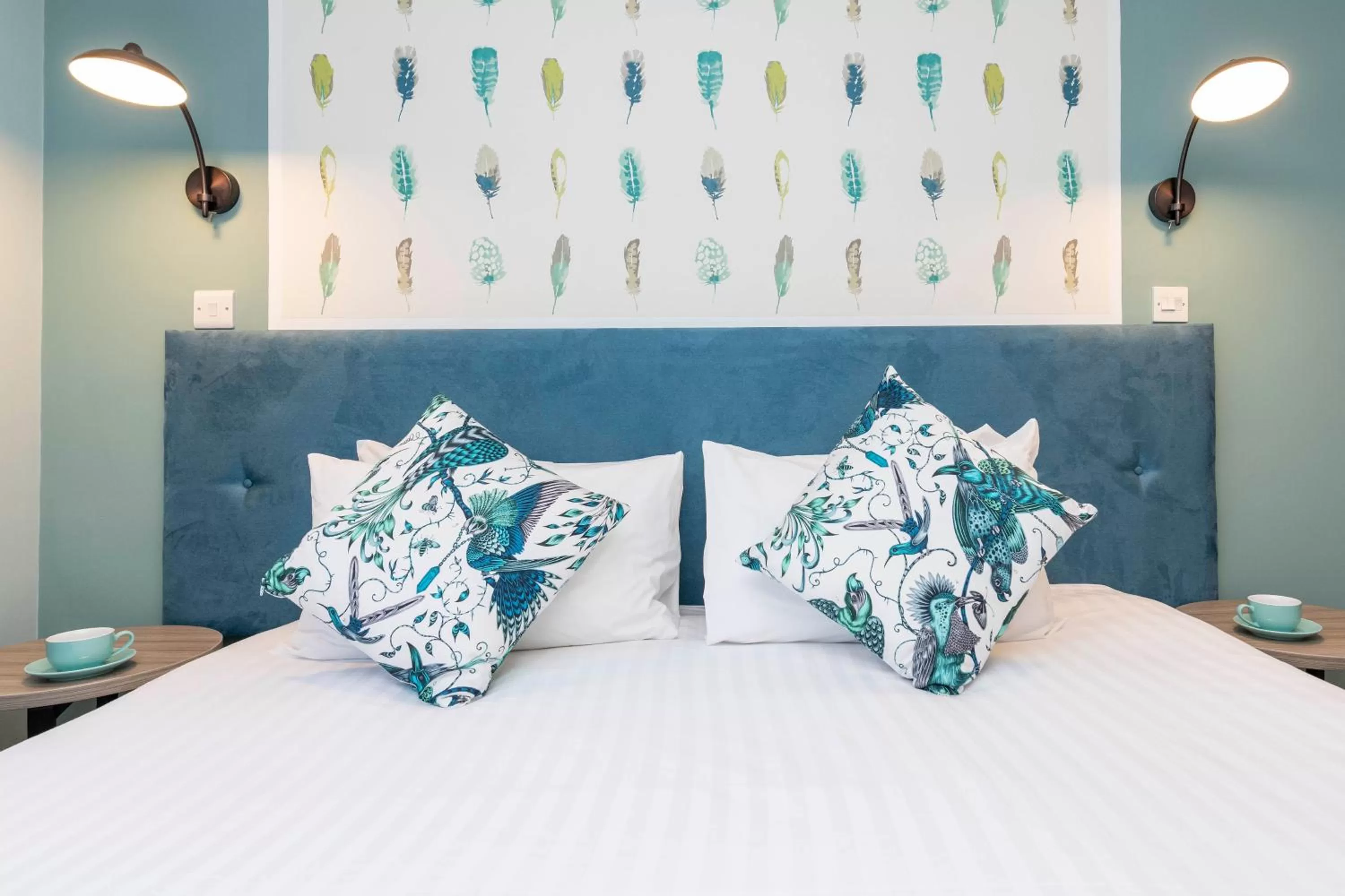 Bed in Wisteria Hotel