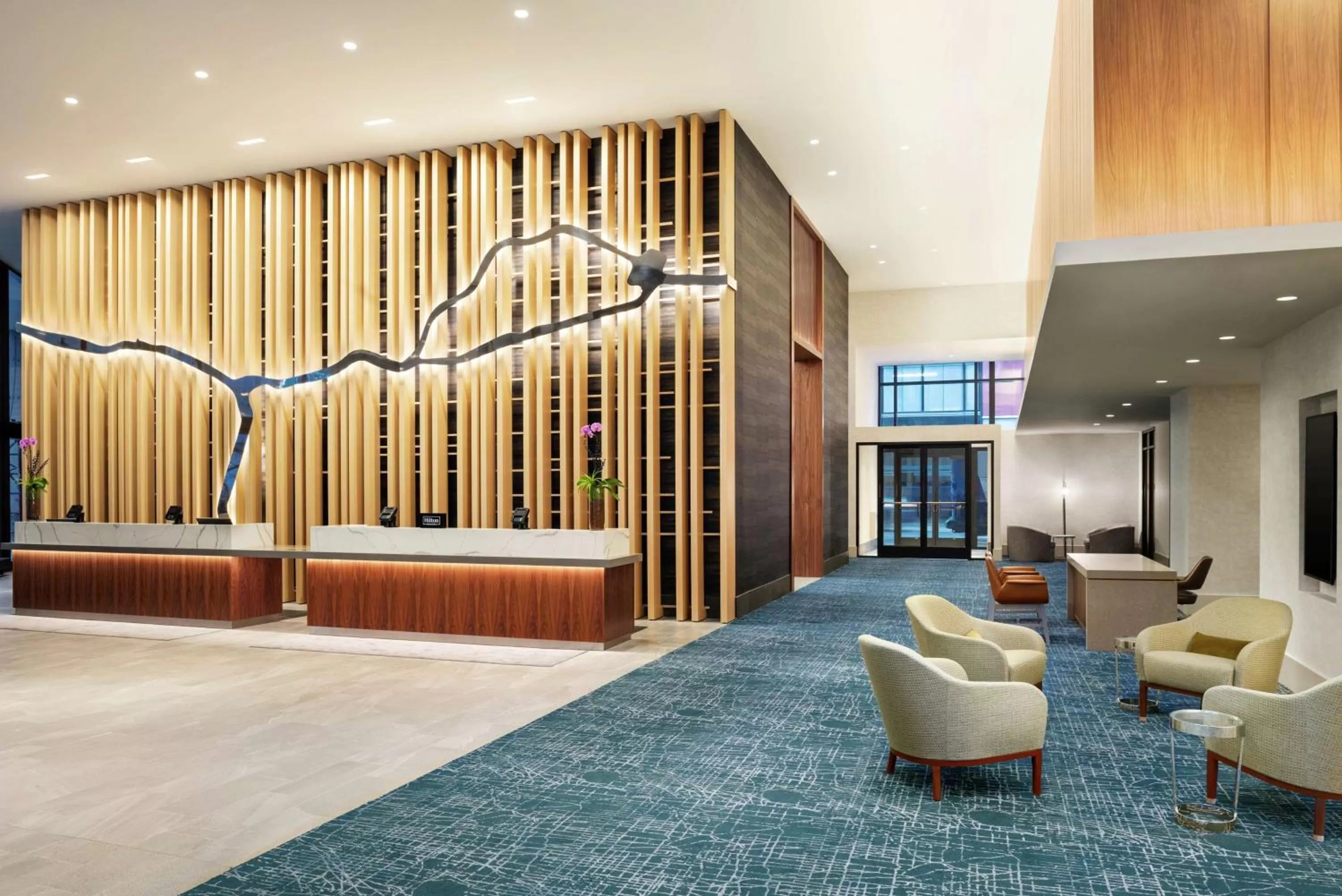 Lobby or reception in DoubleTree by Hilton Chicago Magnificent Mile