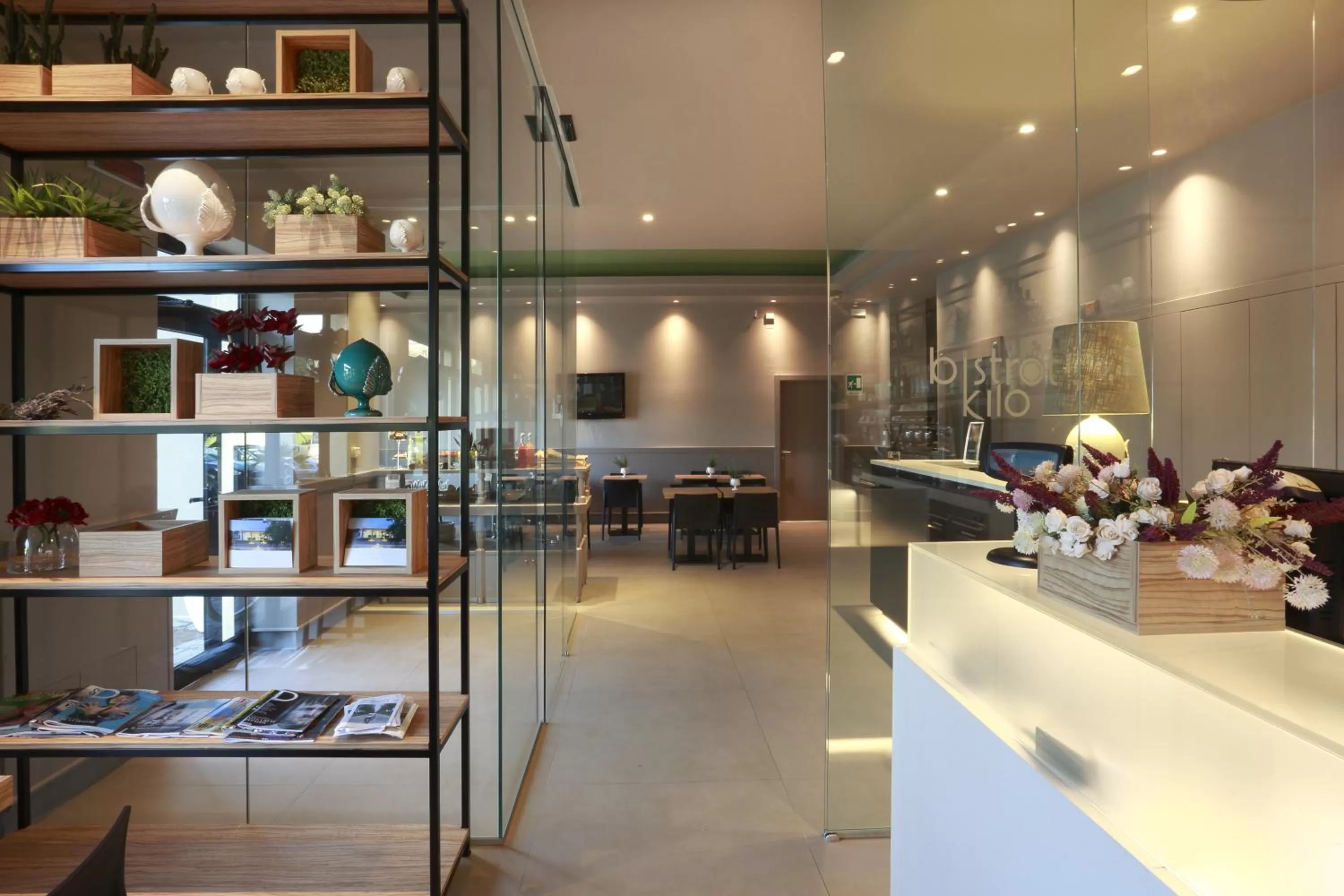 Lobby or reception in Hotel Aloisi