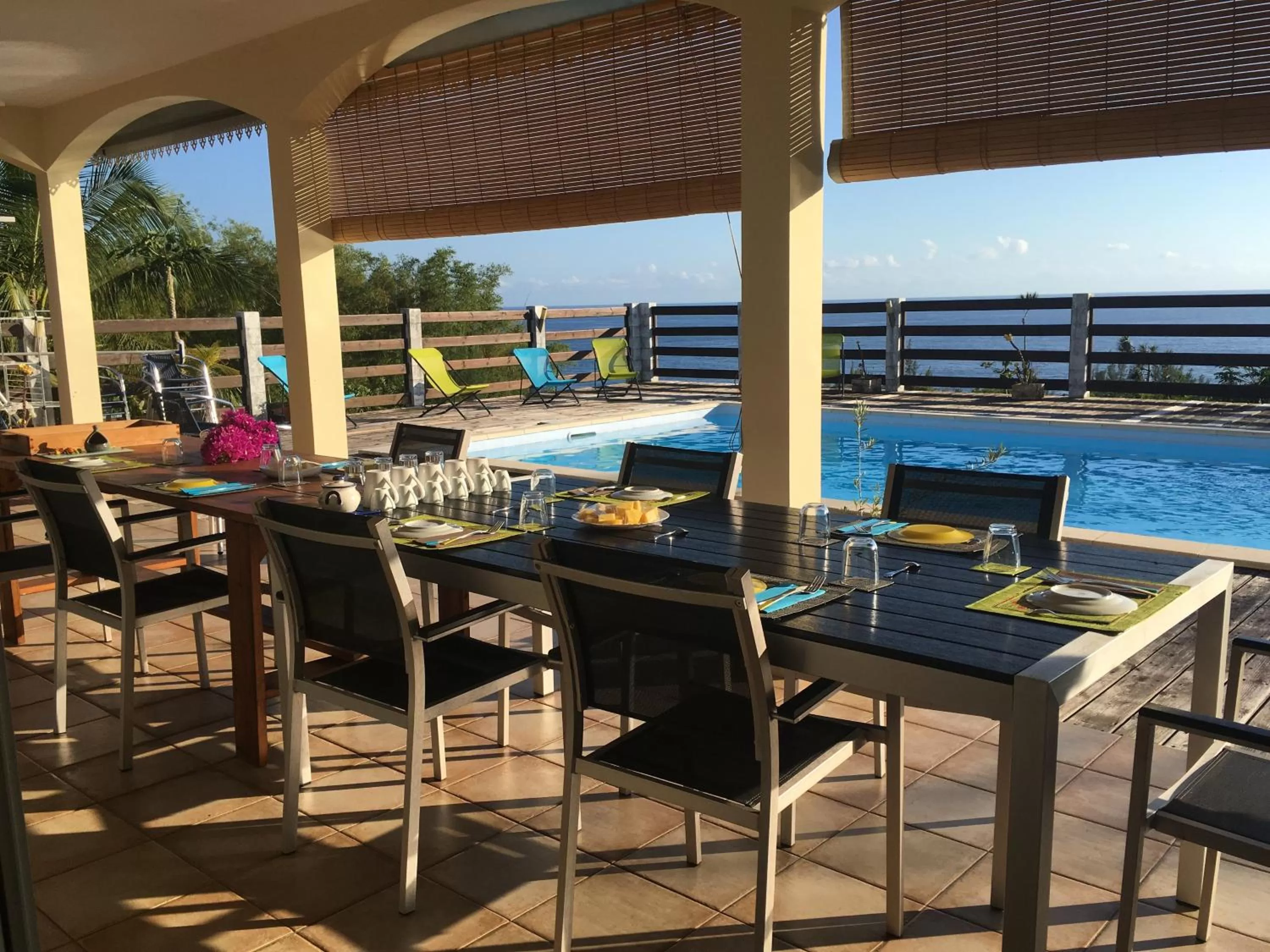 Patio in La Pointe au Corail