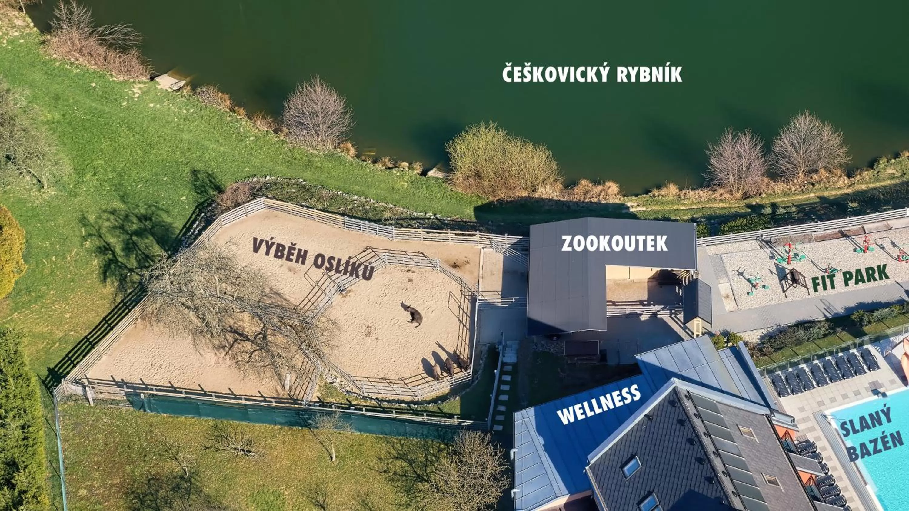 Bird's eye view, Bird's-eye View in OREA Resort Panorama Moravský kras