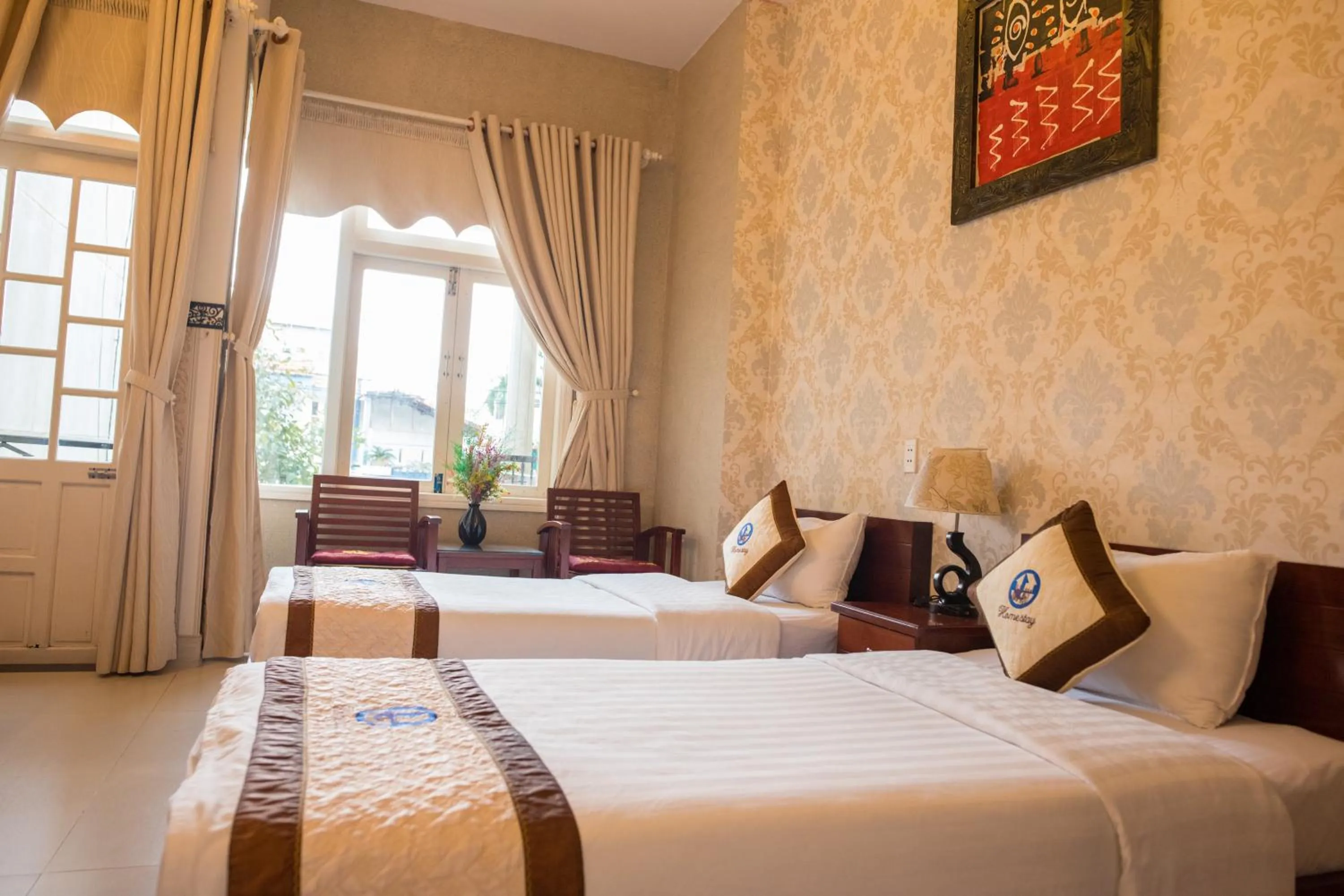 Bed in Hoi An Ngo Homestay