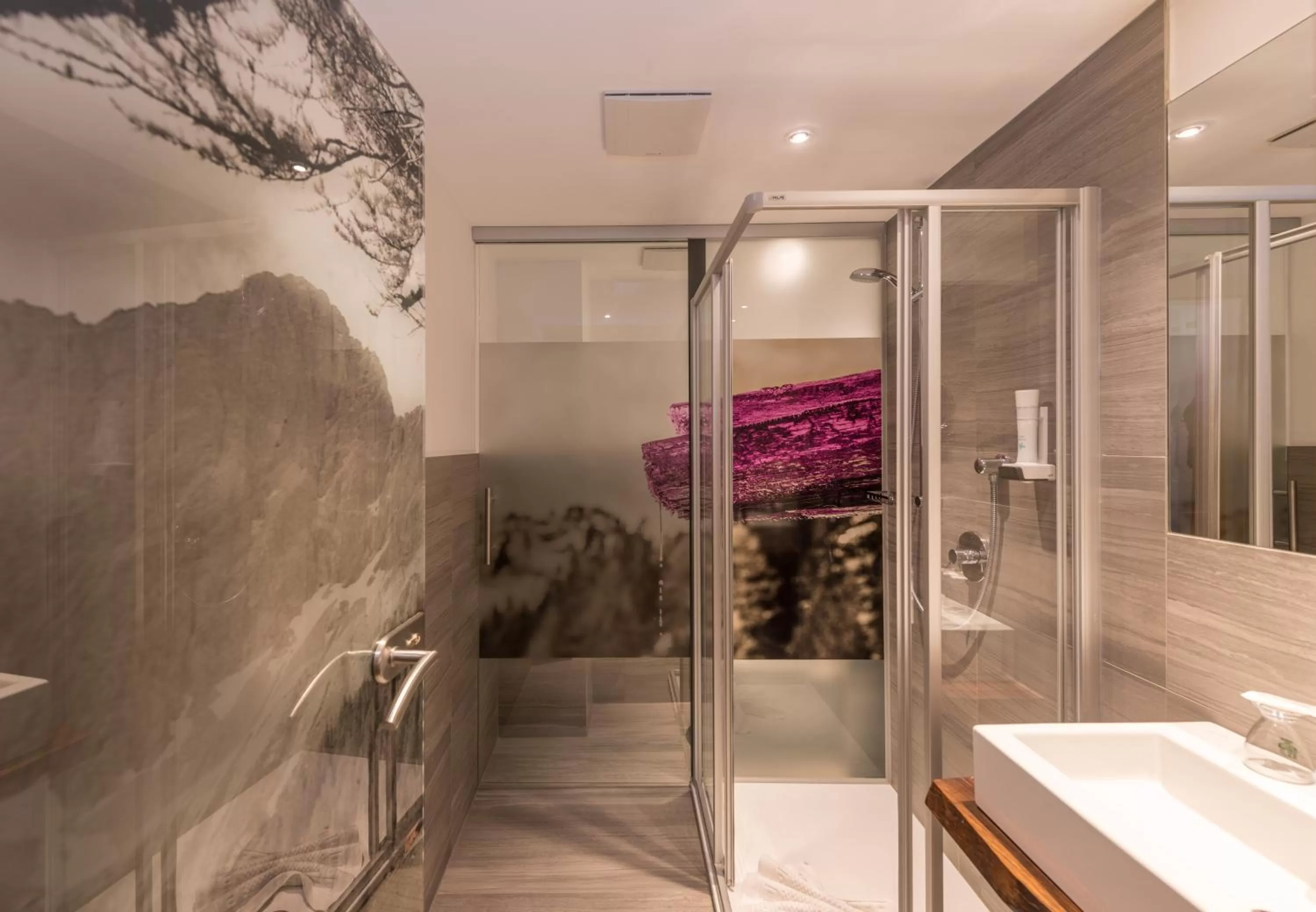 Shower in Hotel Rösslhof