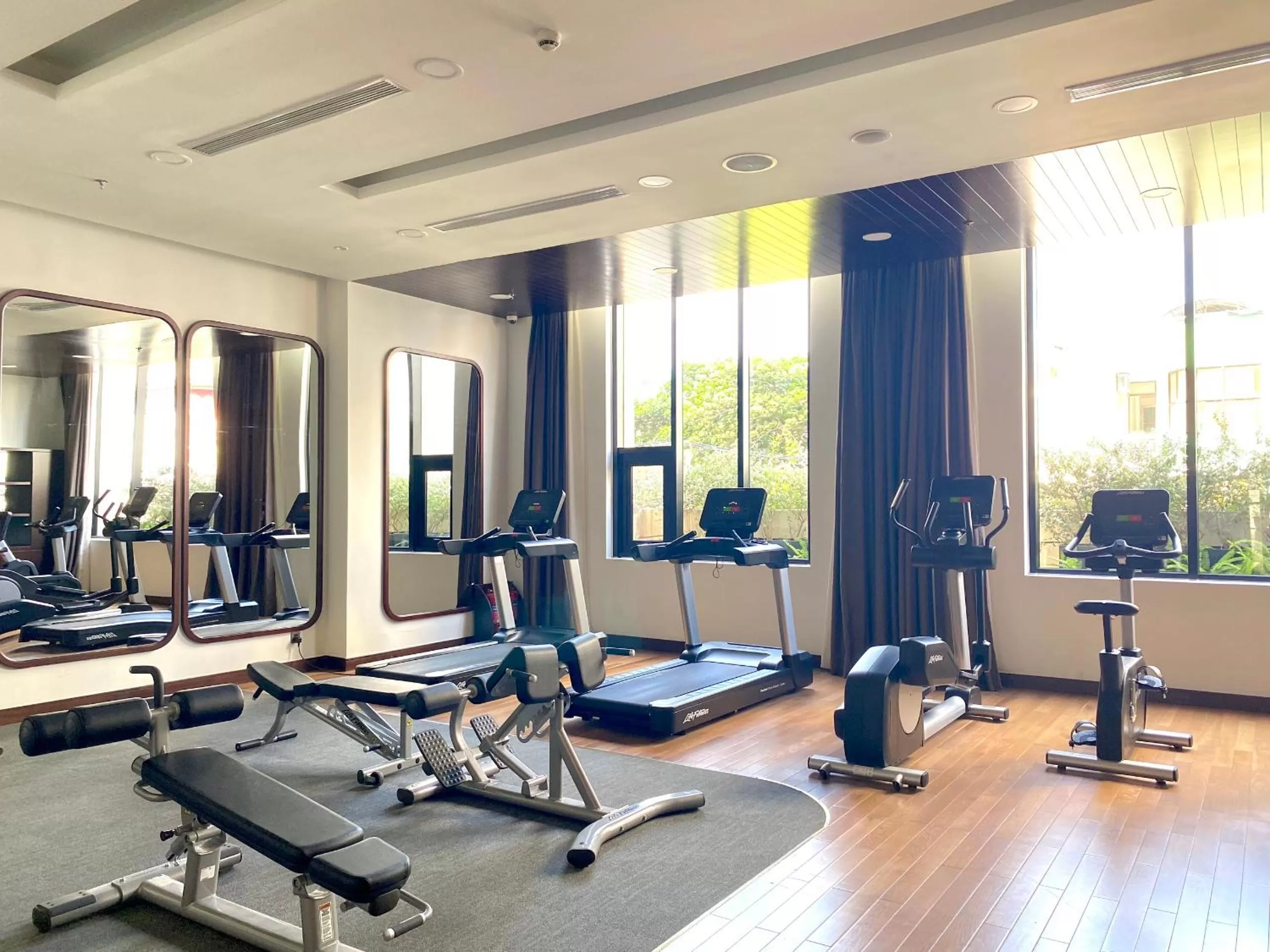 Fitness centre/facilities in Potique Hotel