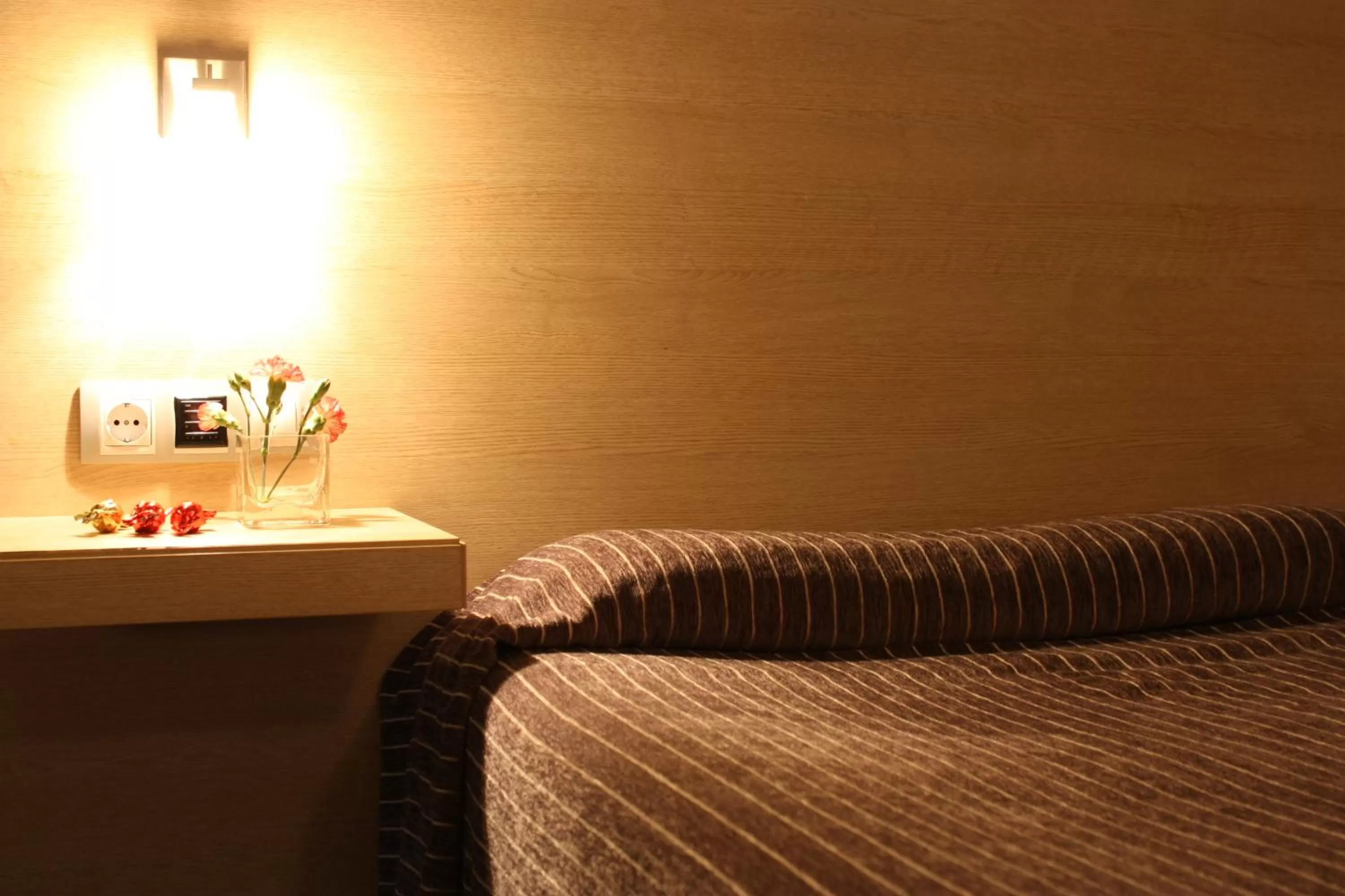 Decorative detail, Bed in Hotel Pontes do Eume