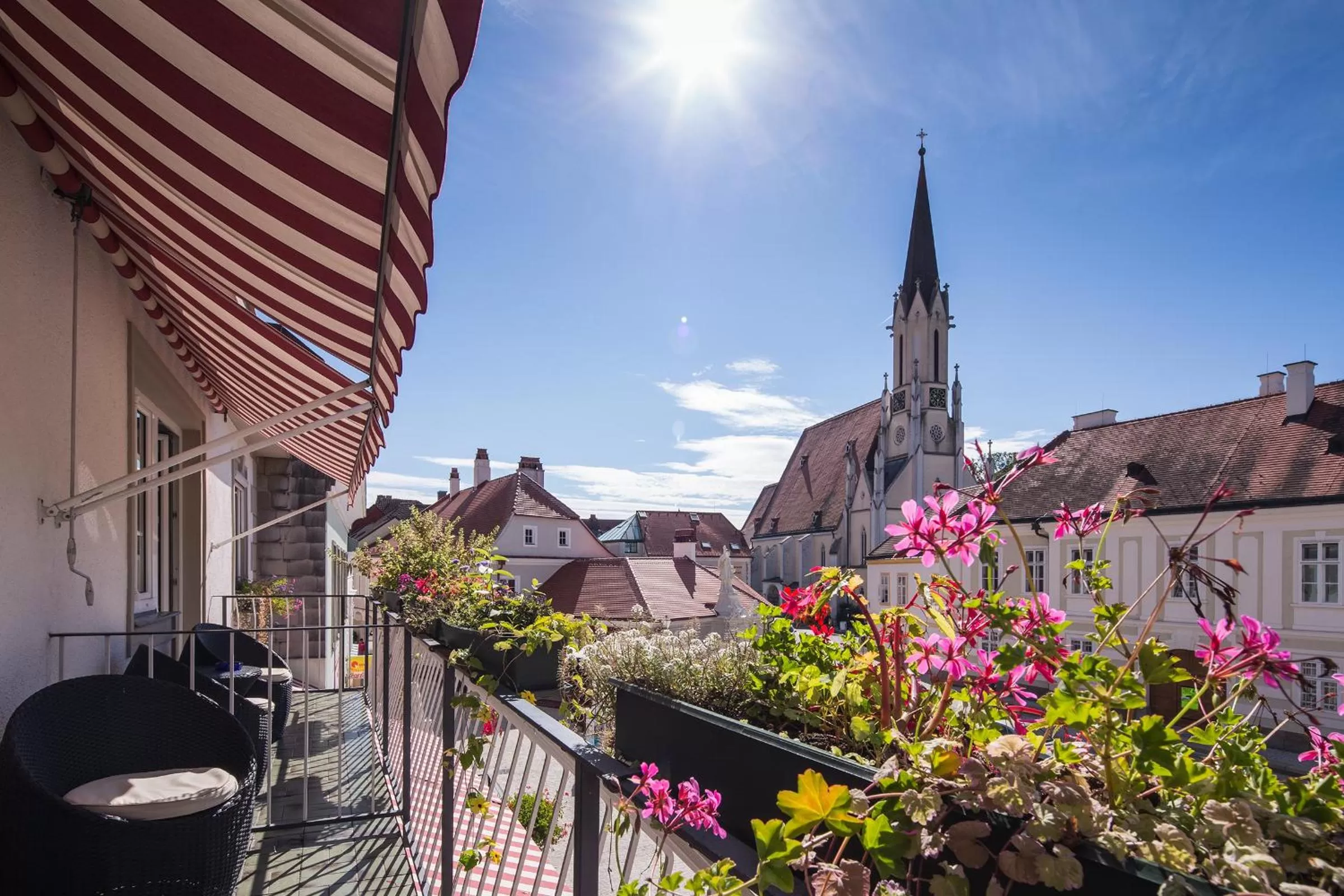 Balcony/Terrace in Hotel Stadt Melk