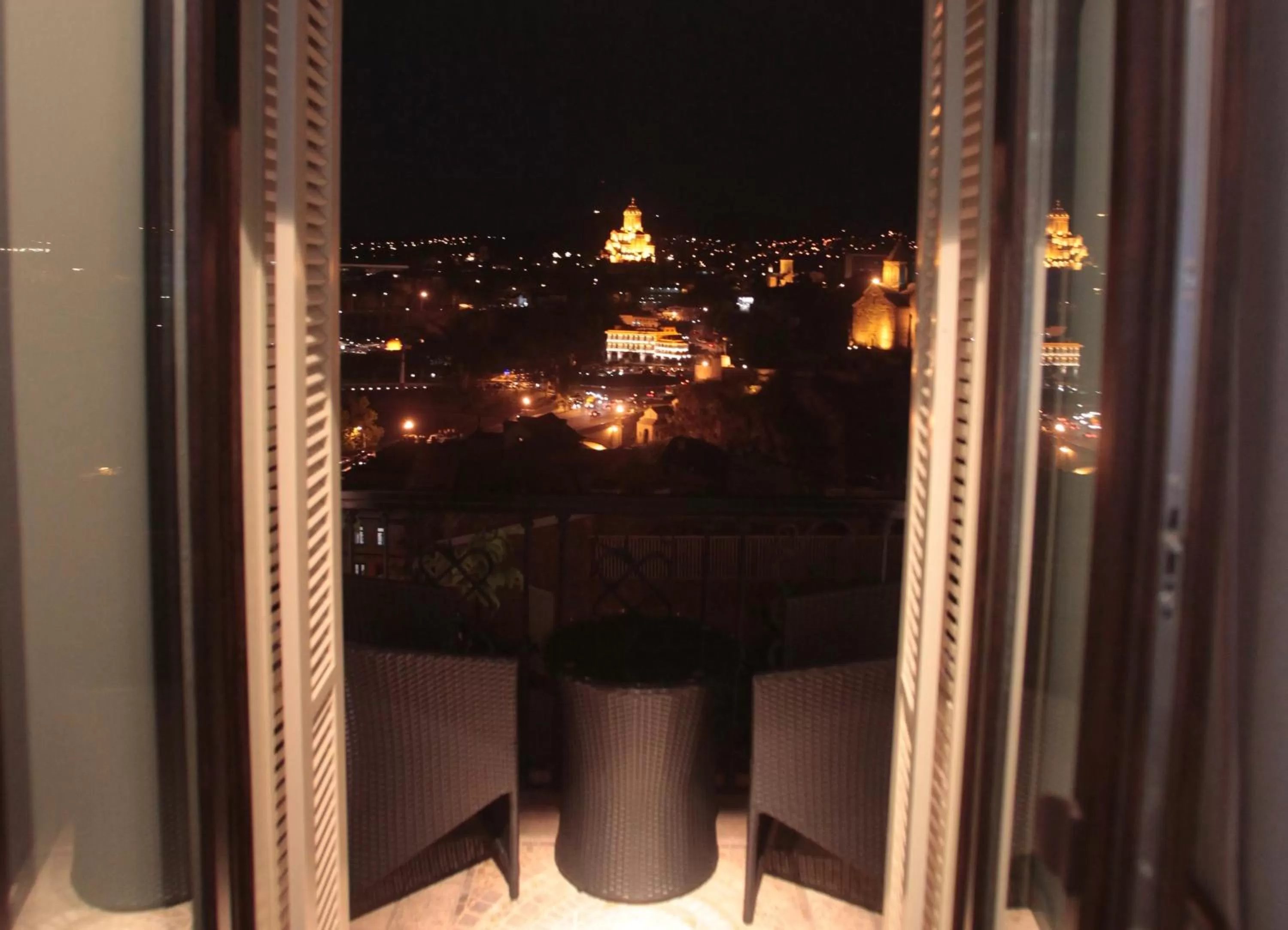 Night in Citadel Narikala Hotel