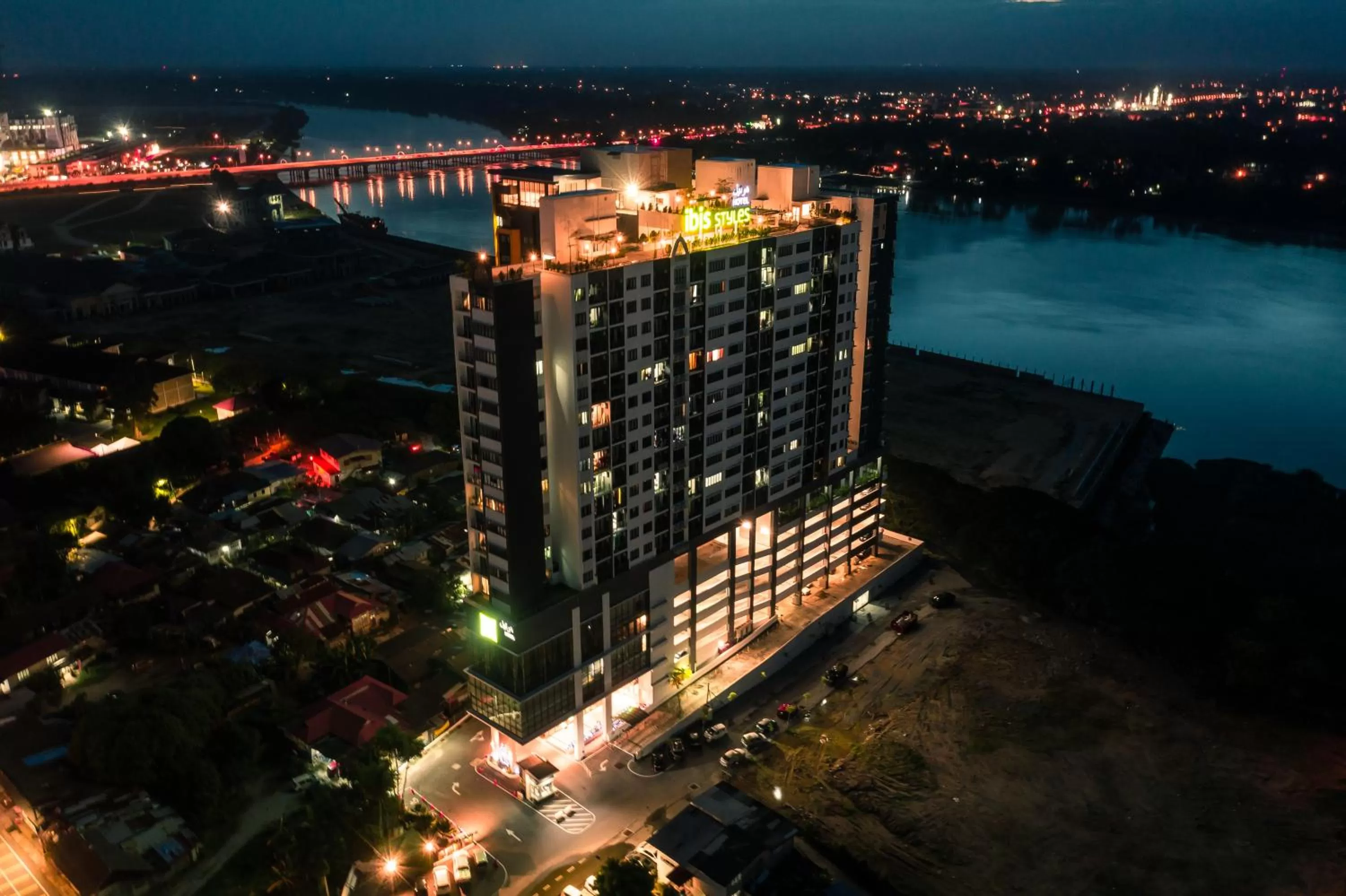 Street view in ibis Styles Kota Bharu