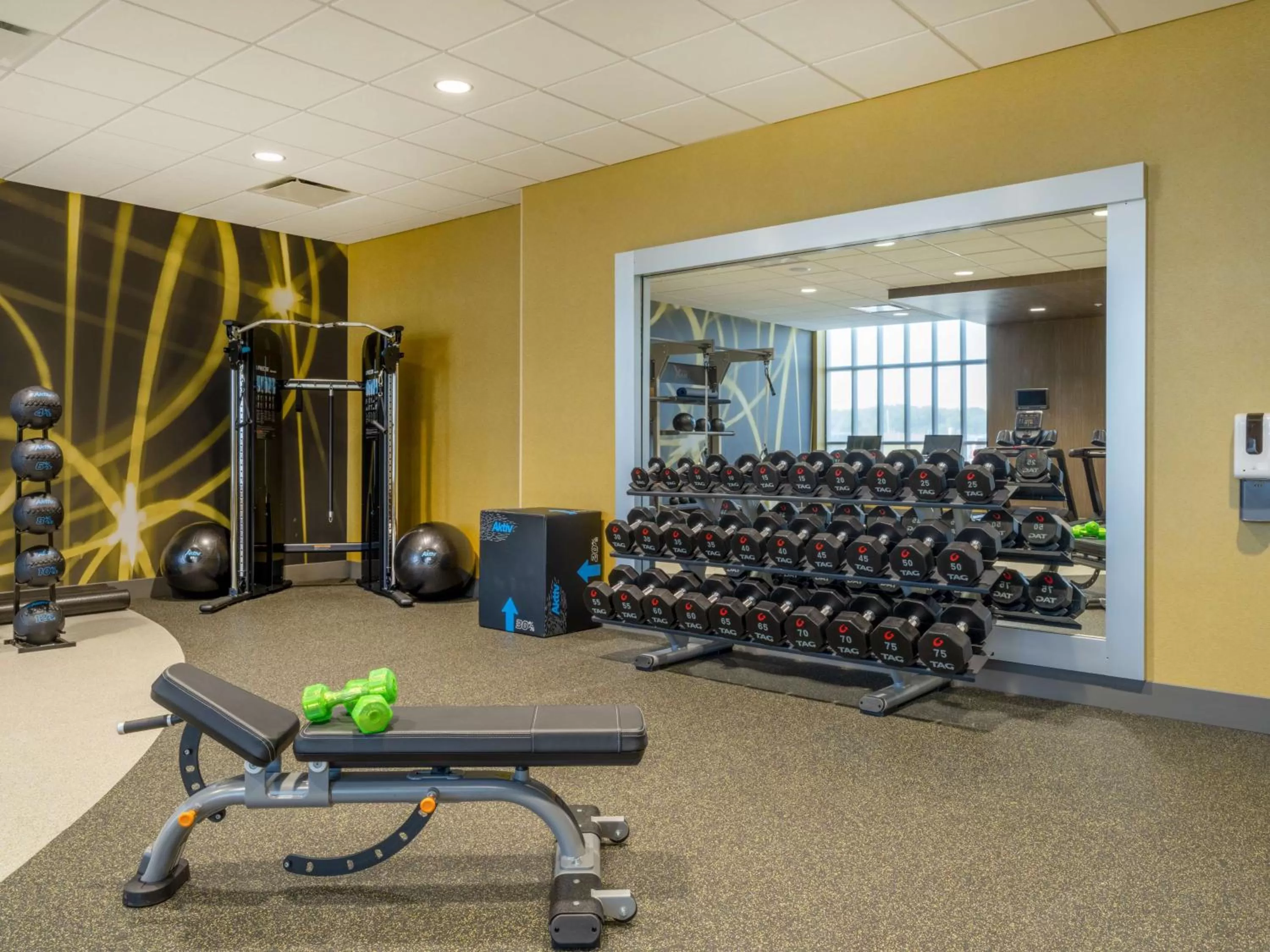 Fitness centre/facilities in Hilton Garden Inn Jeffersonville, In