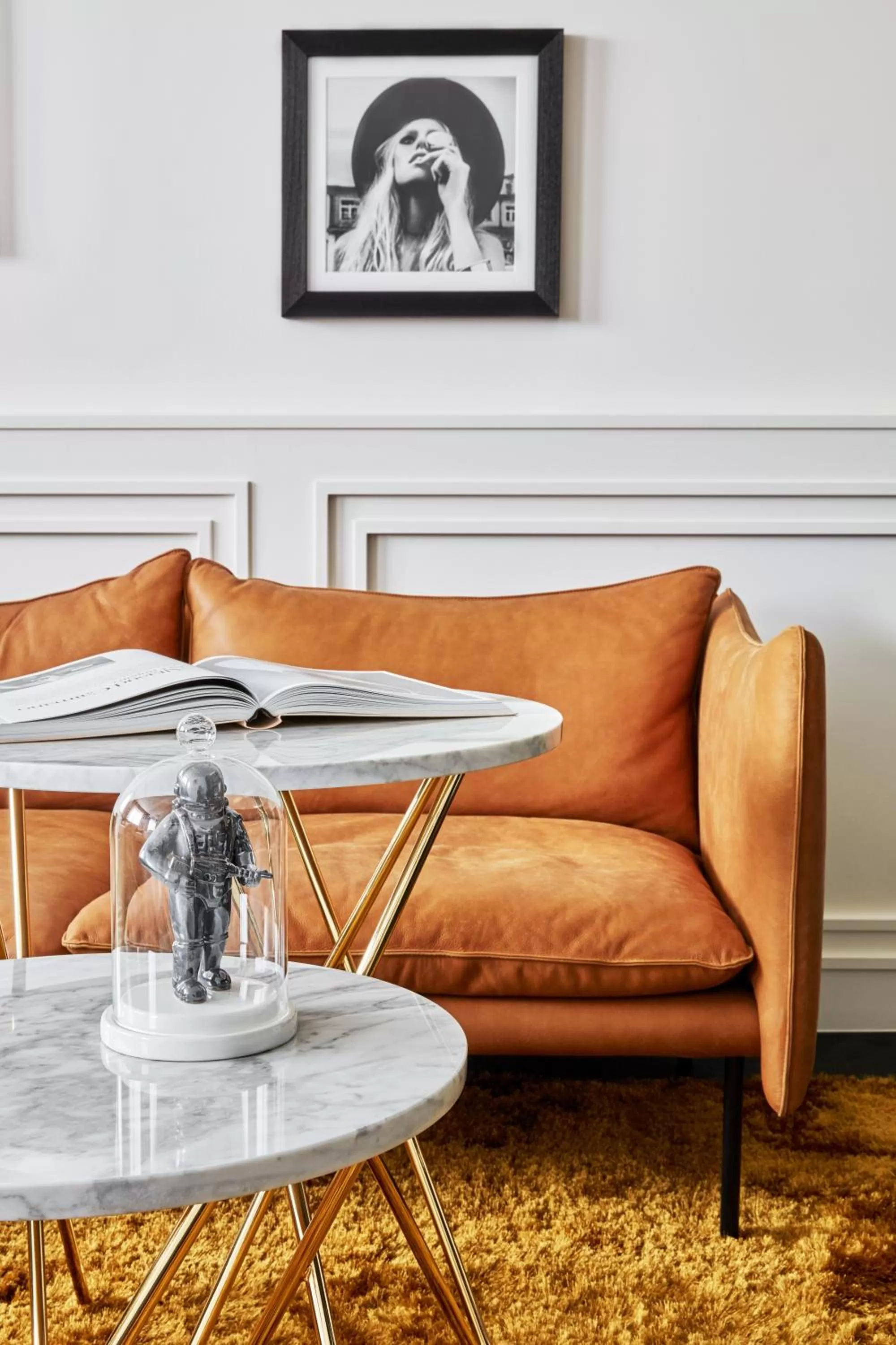 Living room in Roomers Munich, Autograph Collection