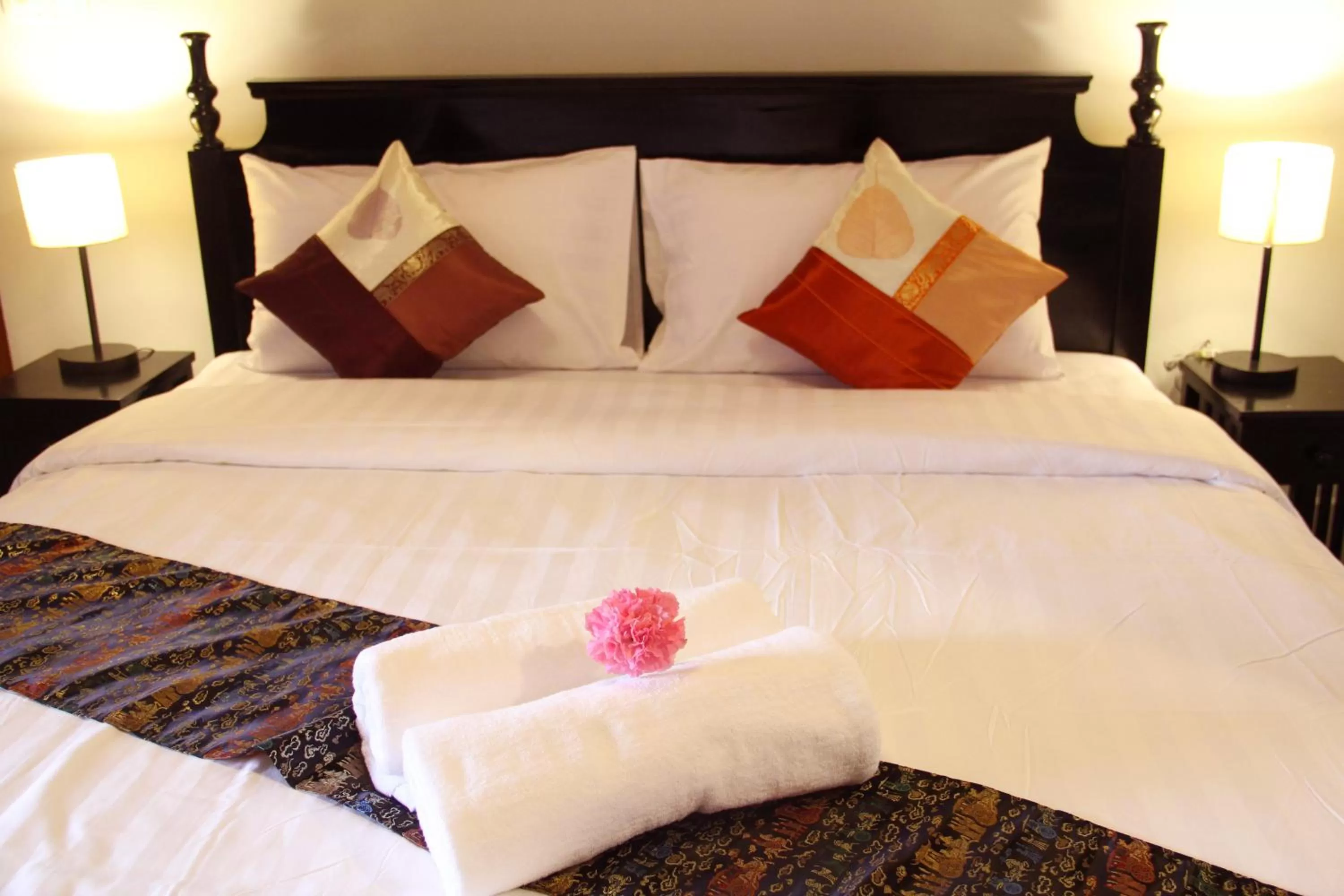 Bed in Cozy Boutique Hotel