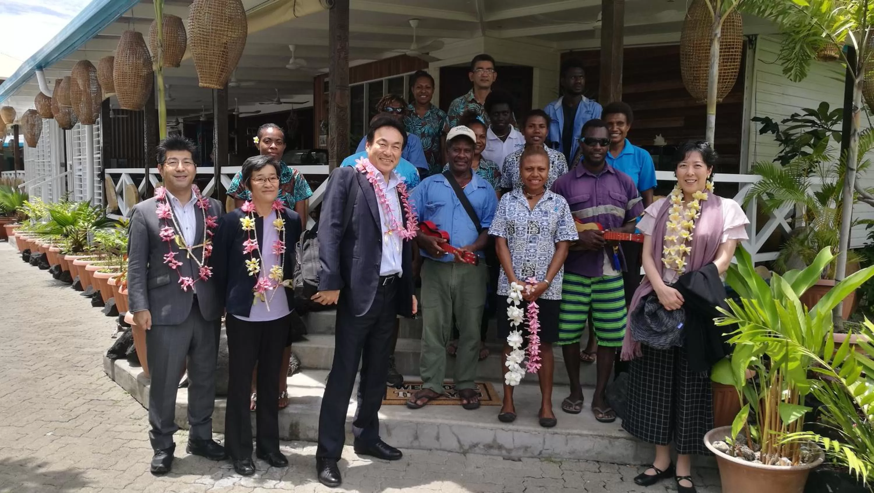People in Rapopo Plantation Resort
