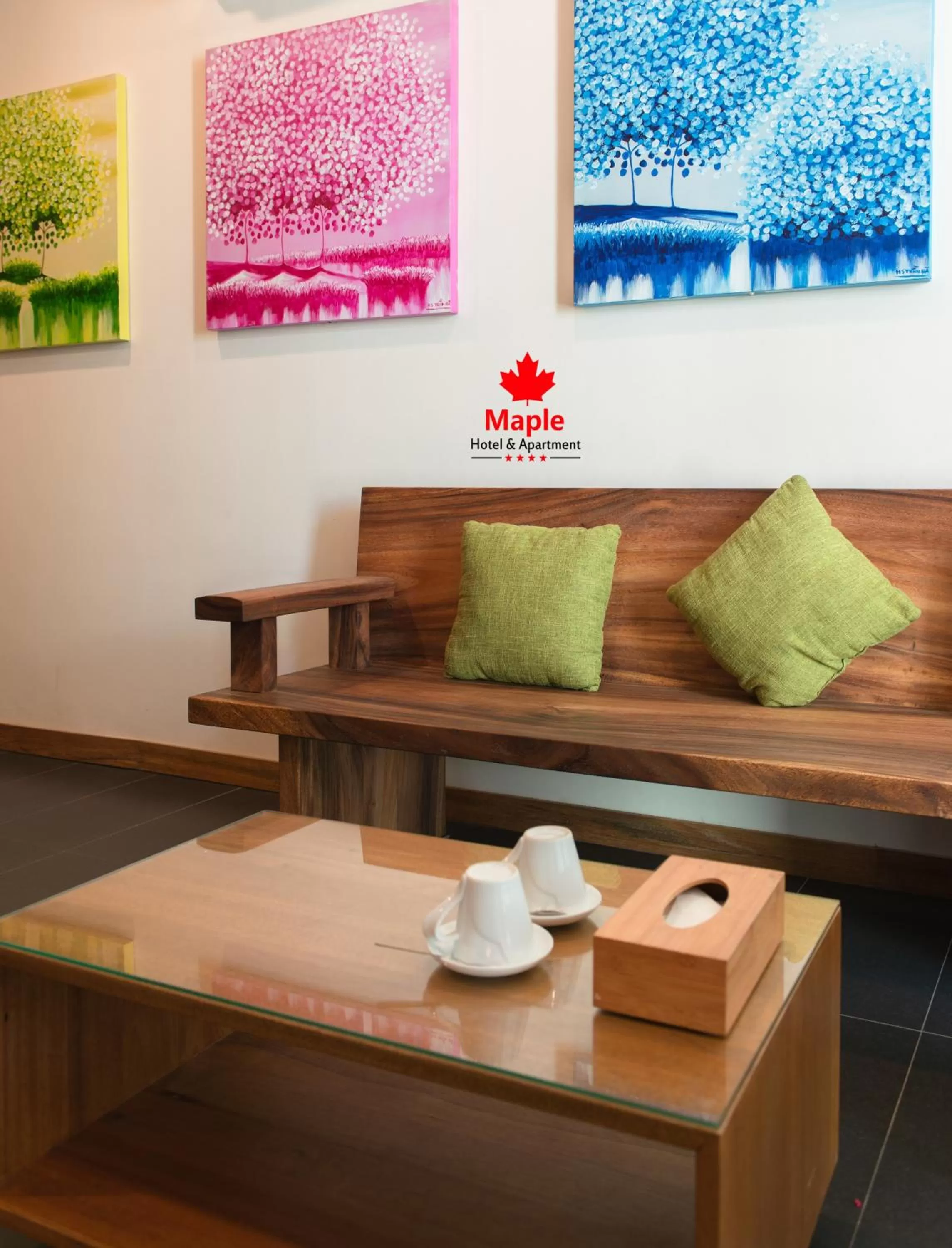 Living room in Maple Hotel & Apartment