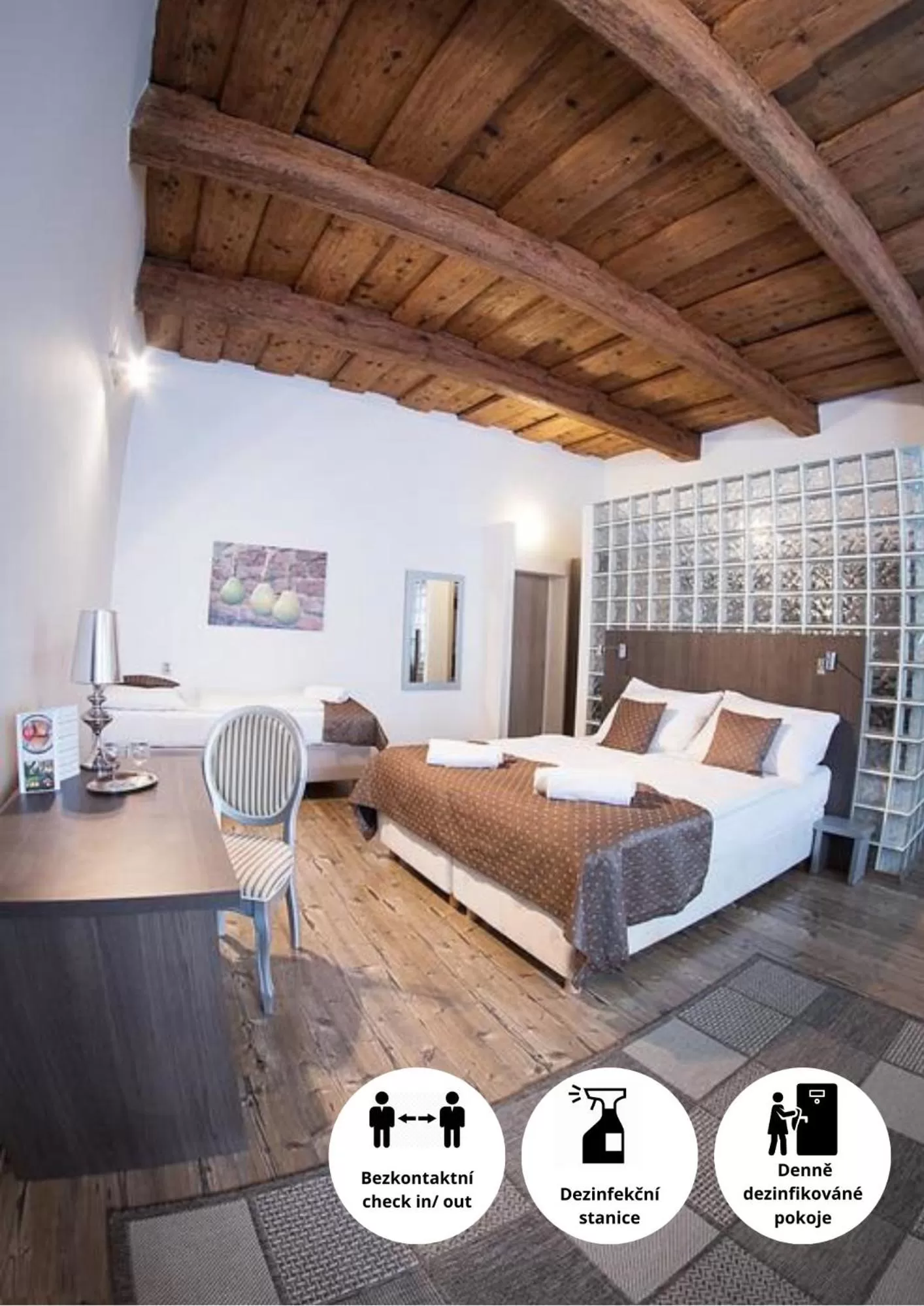 Photo of the whole room, Bed in Hotel U Tří hrušek suites & apartments