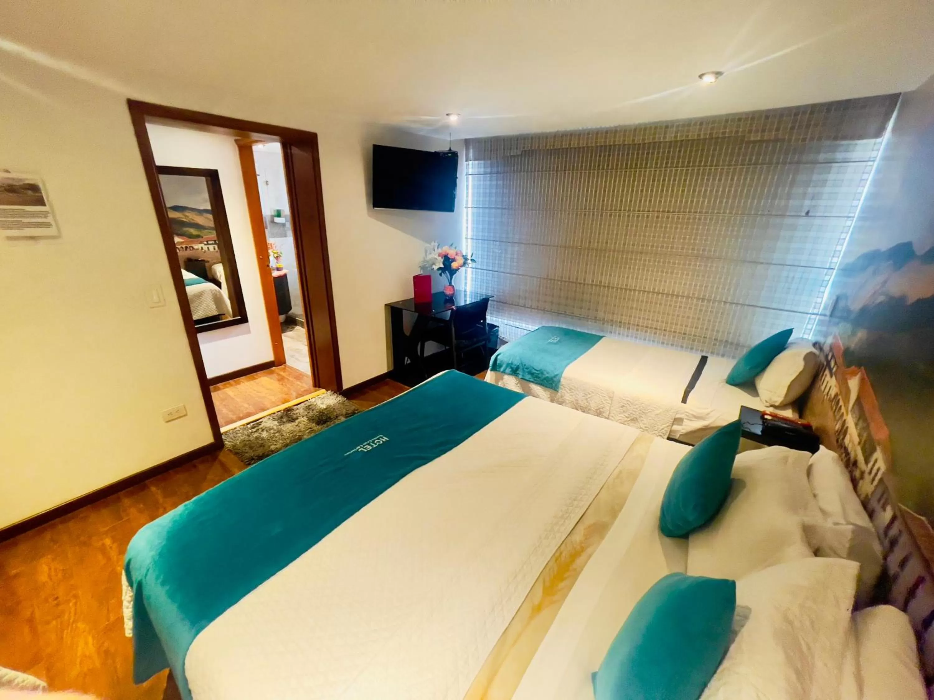 Photo of the whole room, Bed in Hotel Santa Cruz Bogotá