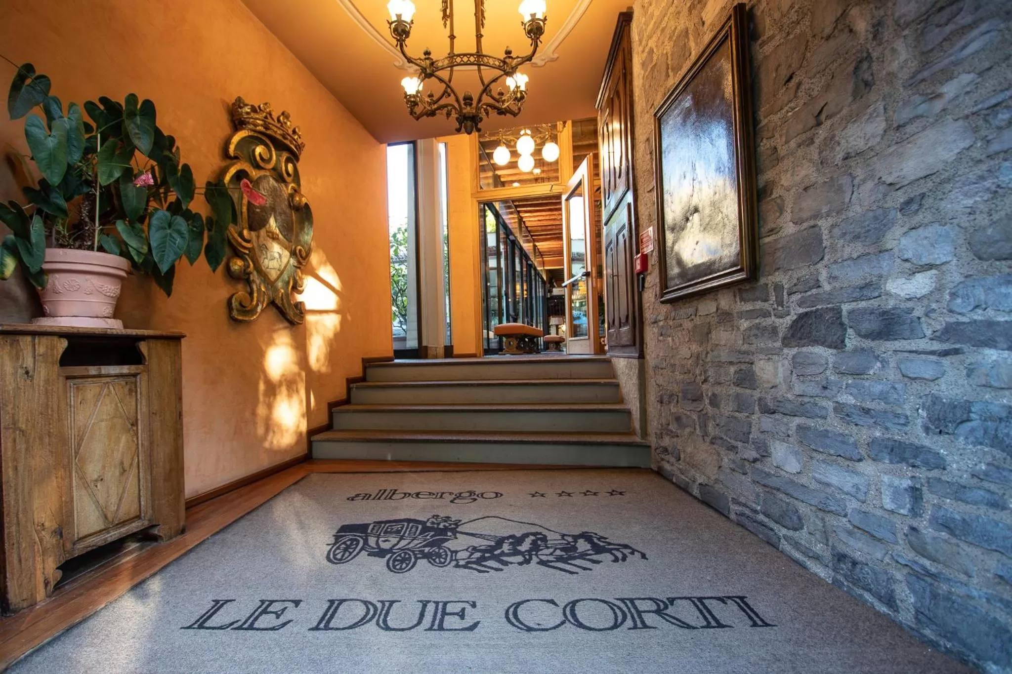Facade/entrance in Albergo Le Due Corti