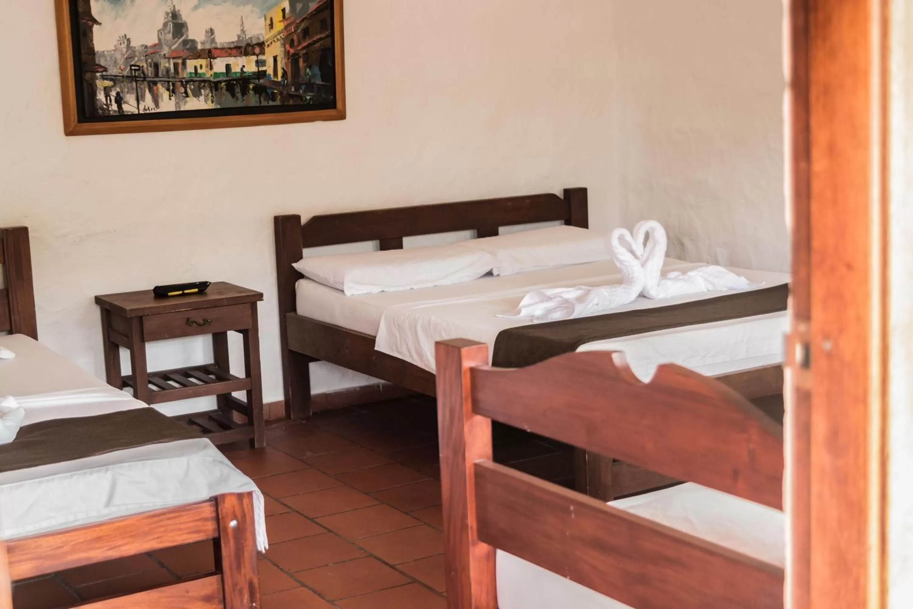 Bed in Hotel Terrazas de la Candelaria