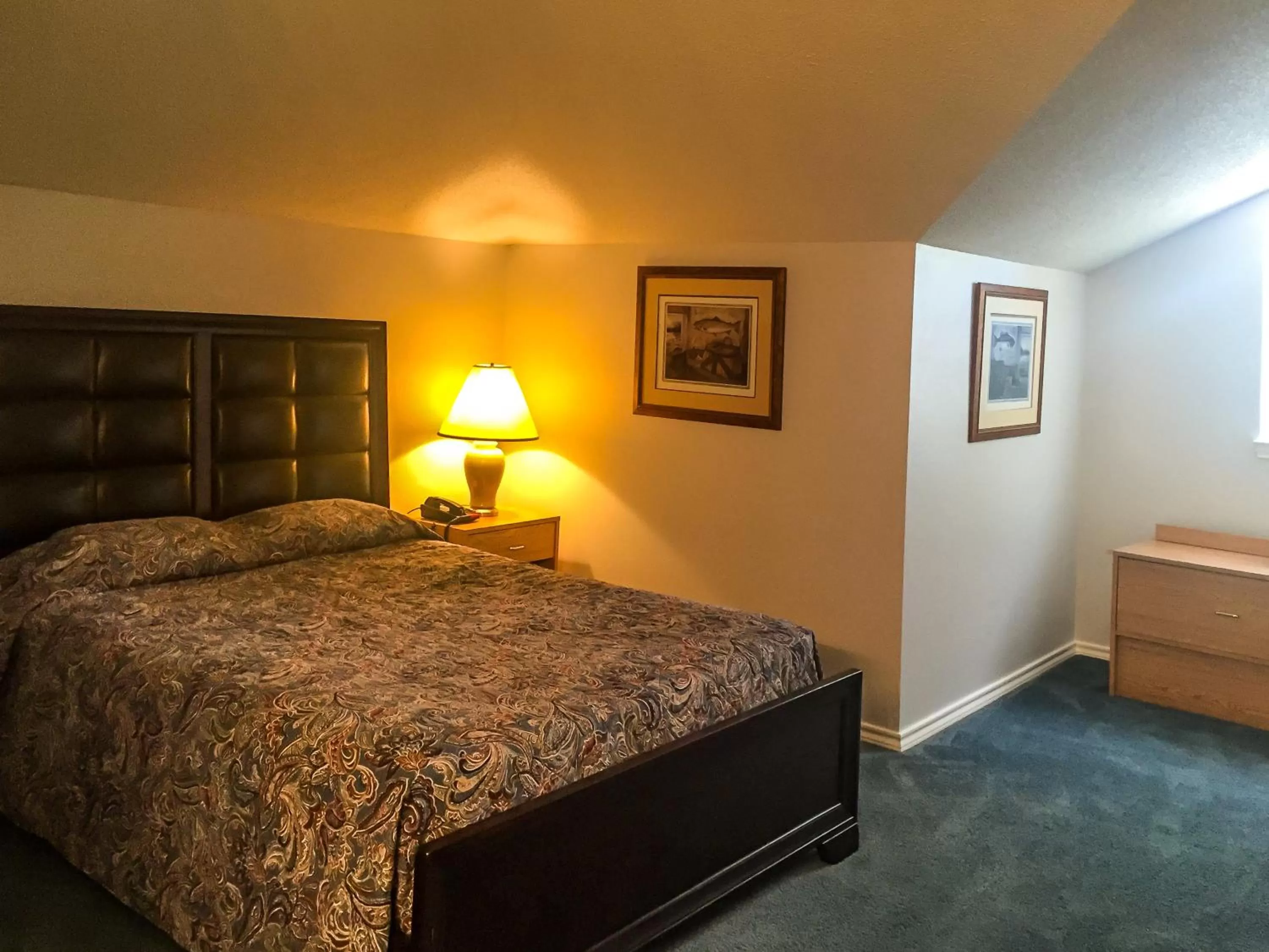 Bed in Bent Tree Motel