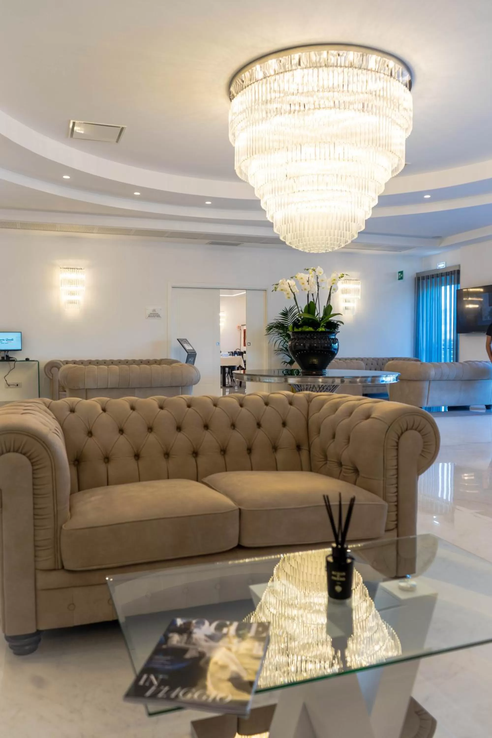 Lobby or reception in PM Hotel