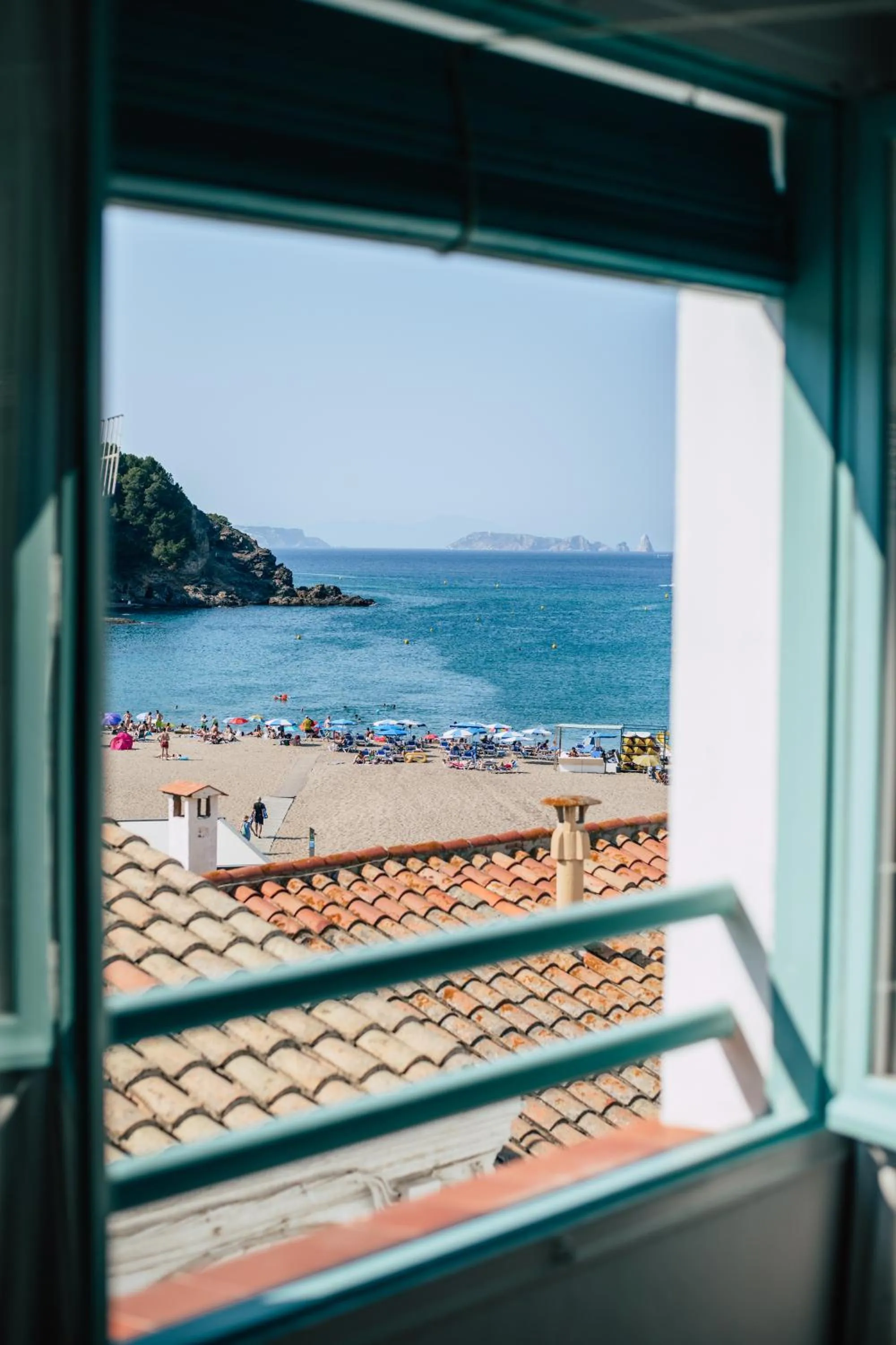 Sea view in Hostal Ses Negres