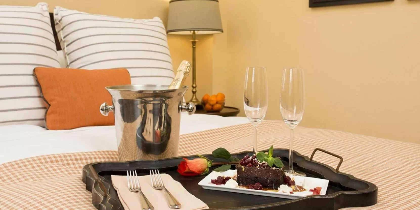 Food close-up in The Atherton Hotel at OSU