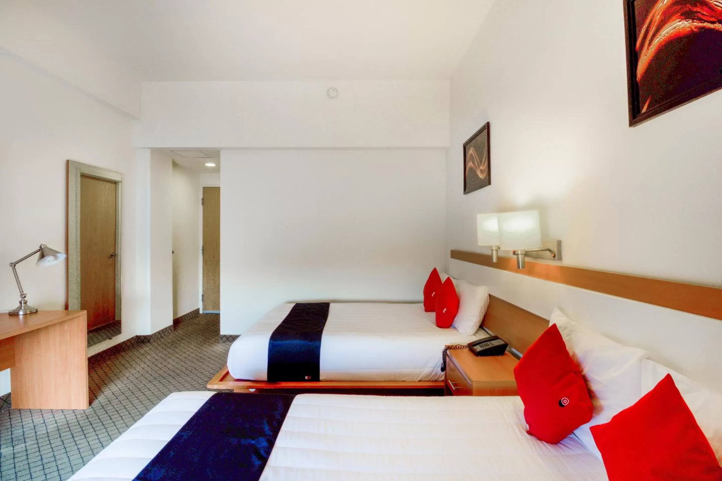 Bedroom, Bed in Capital O Hotel Herederos, Piedras Negras