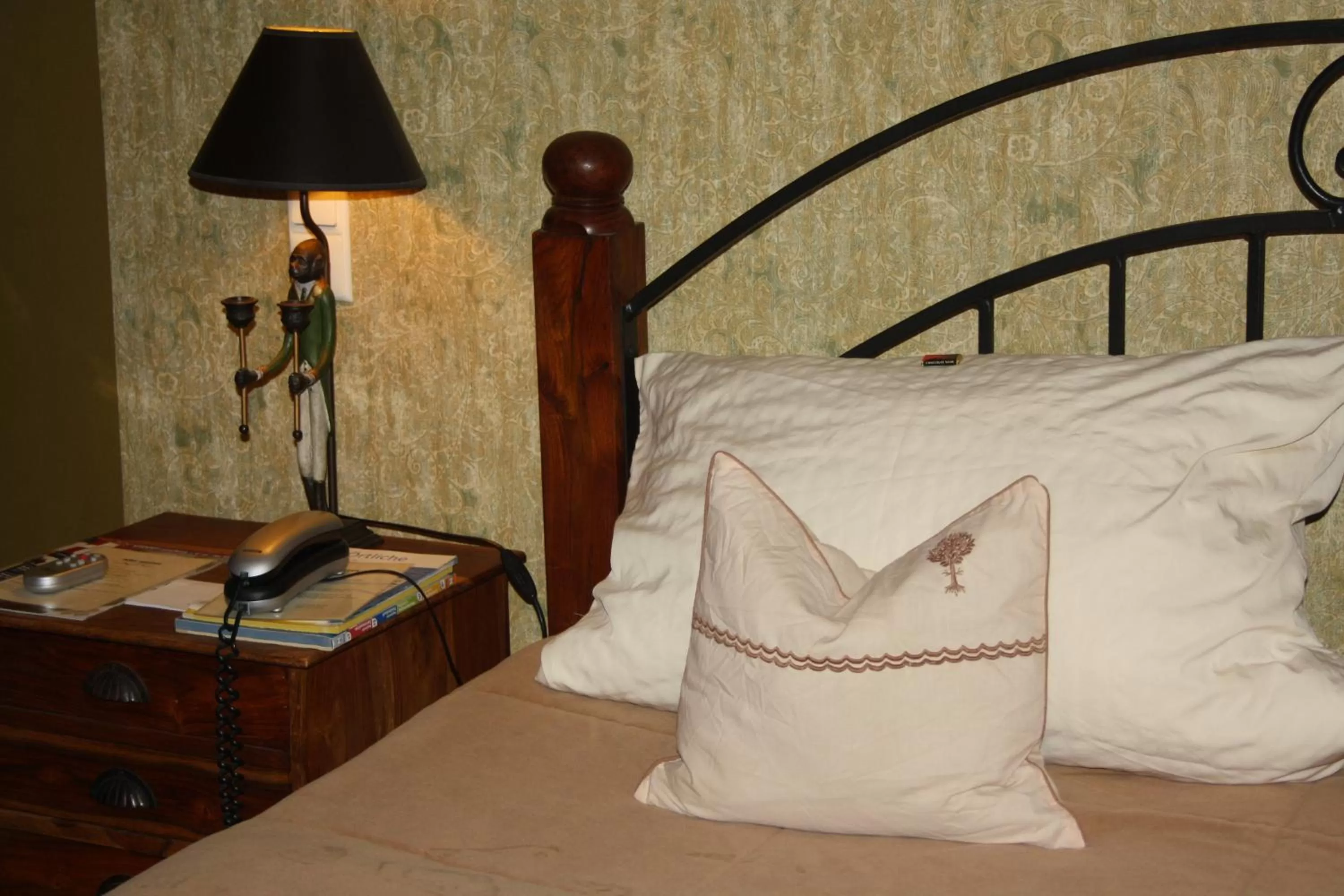 Decorative detail, Bed in Art Hotel Neckar