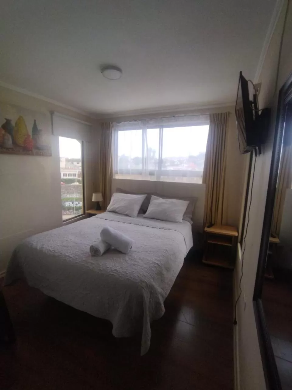 Bathroom, Bed in Hotel 251