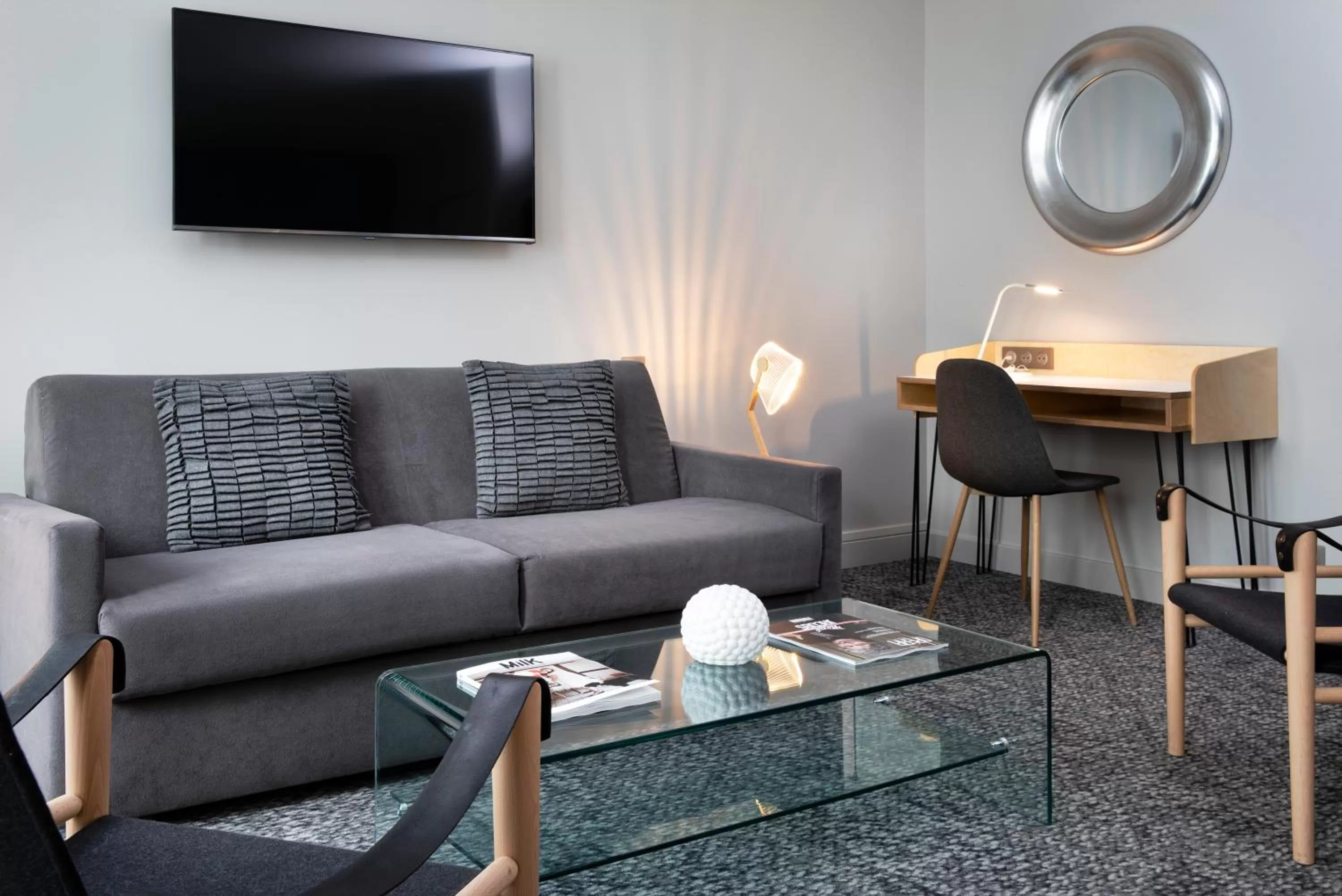 Seating area in Paris Bastille