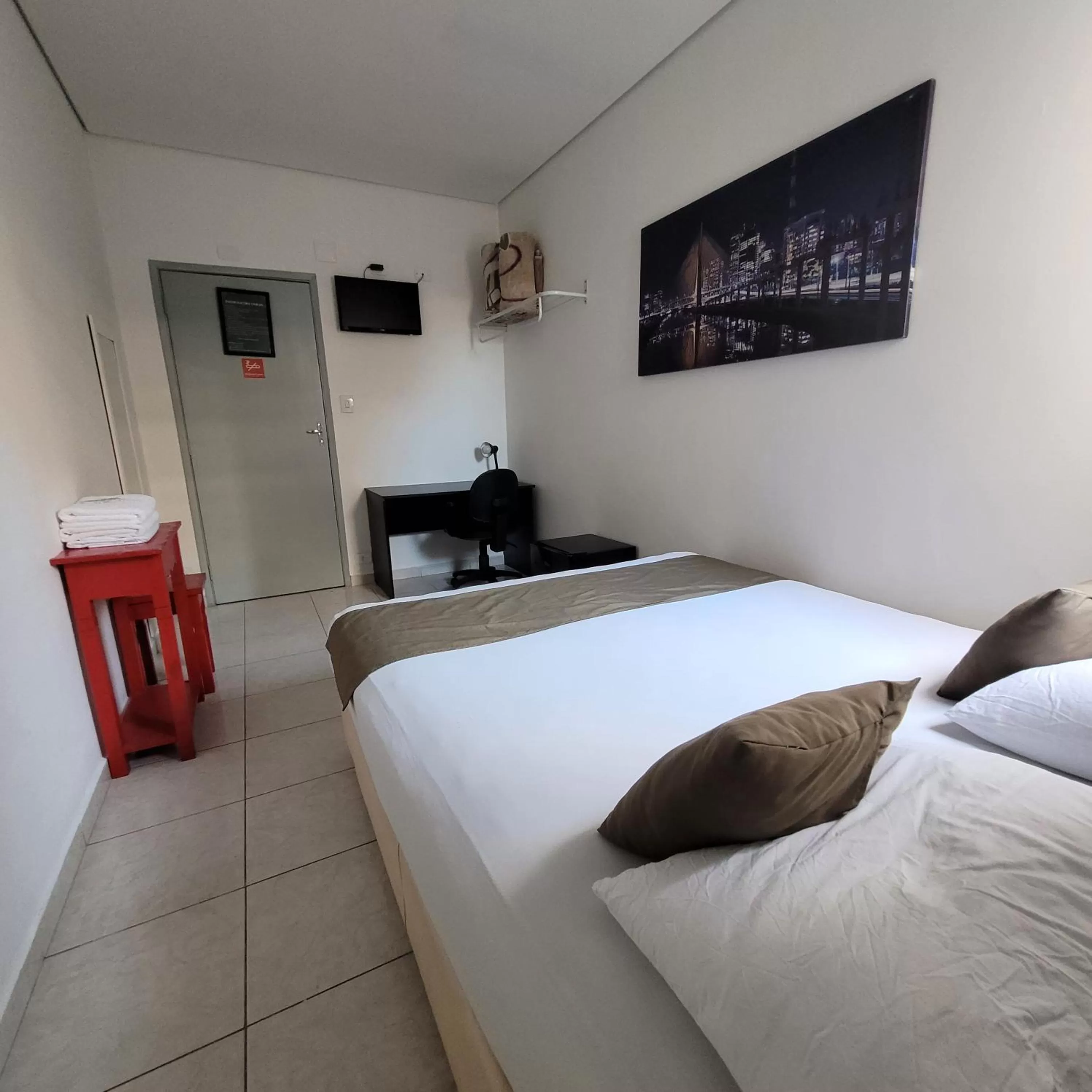 Bed in Hotel Dona Lú