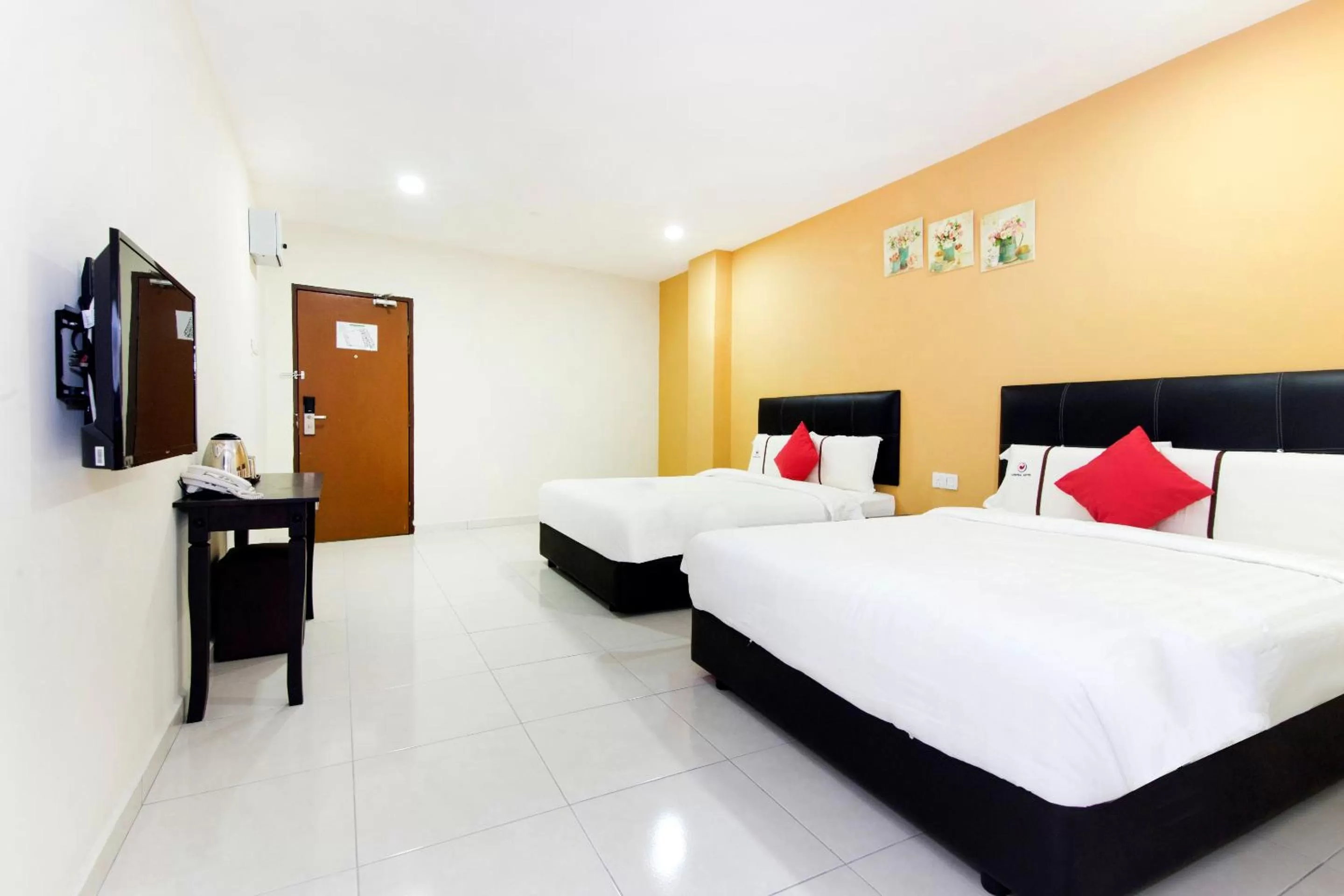 Photo of the whole room, Bed in Central Hotel