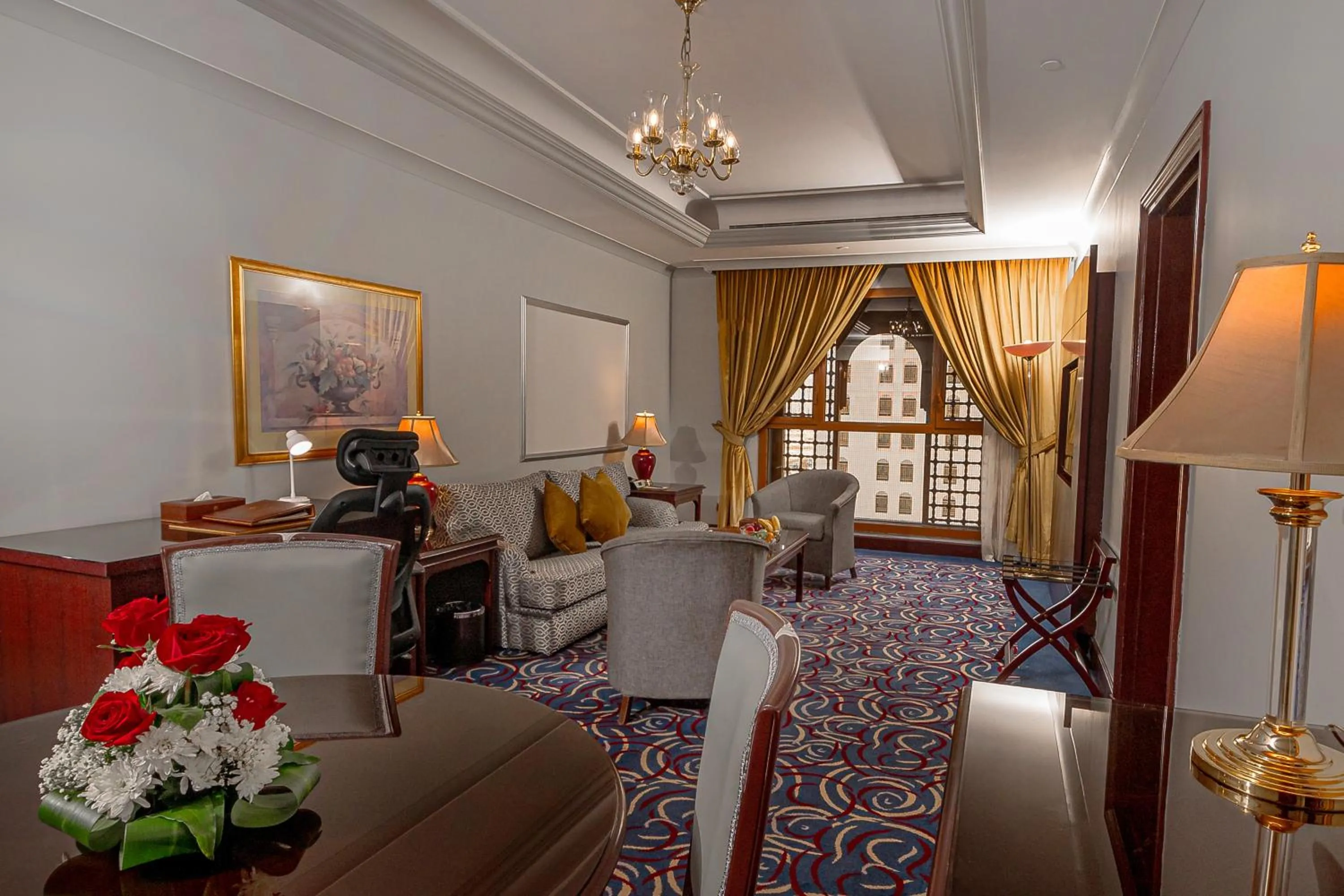 Living room in Dar Al Taqwa Hotel