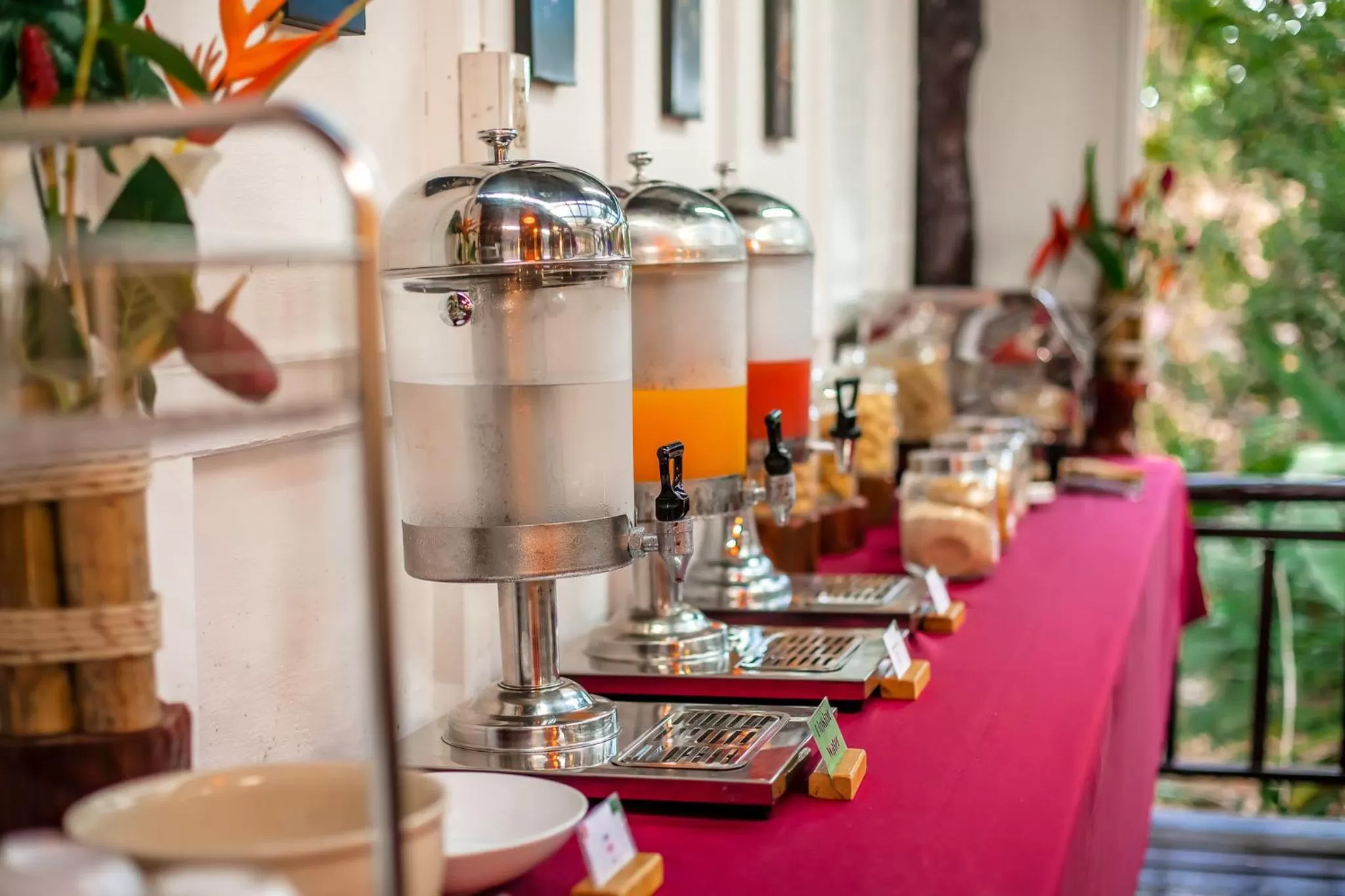 Continental breakfast in The Vatika Resort and Spa