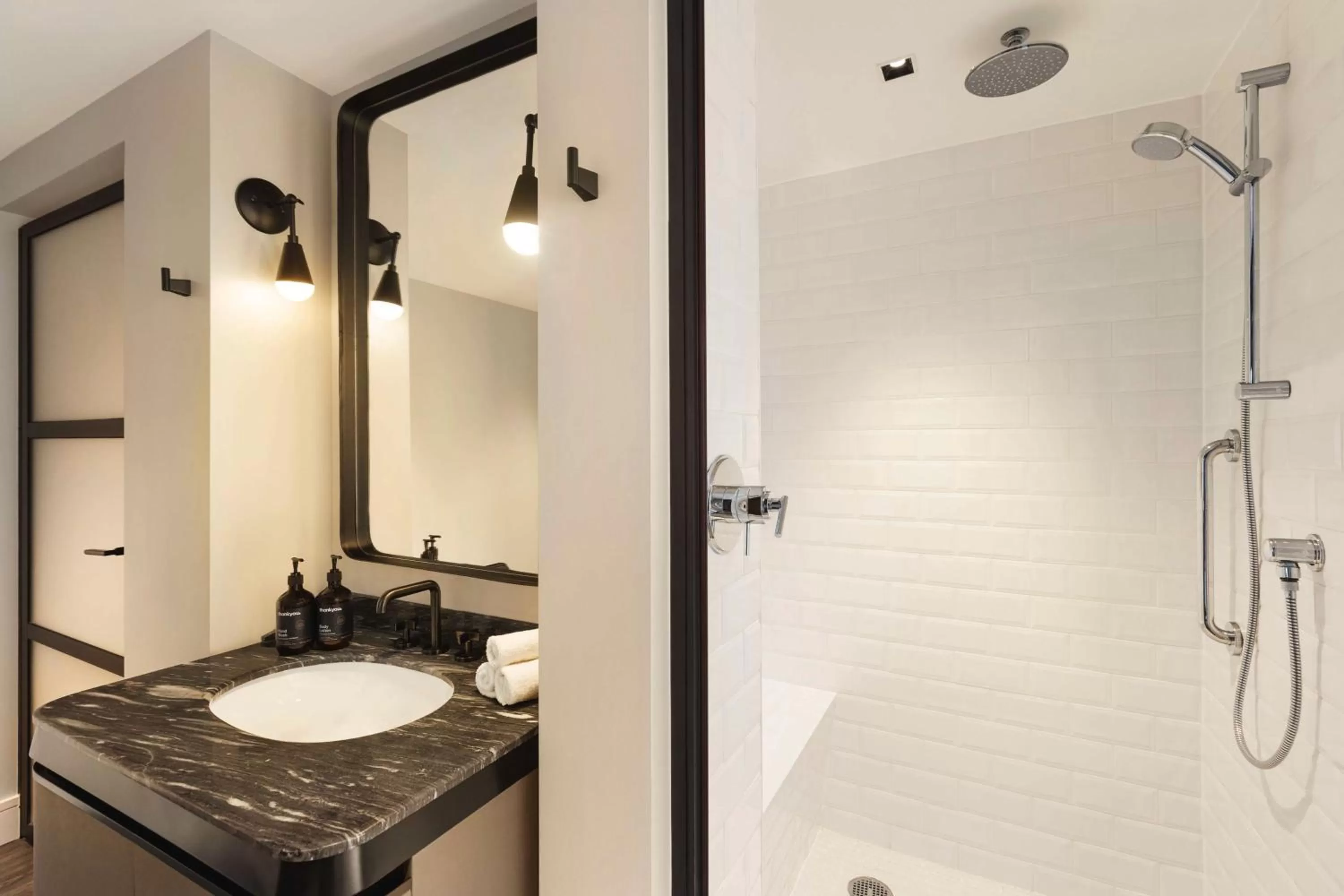 Bathroom in Canopy by Hilton San Francisco SoMa