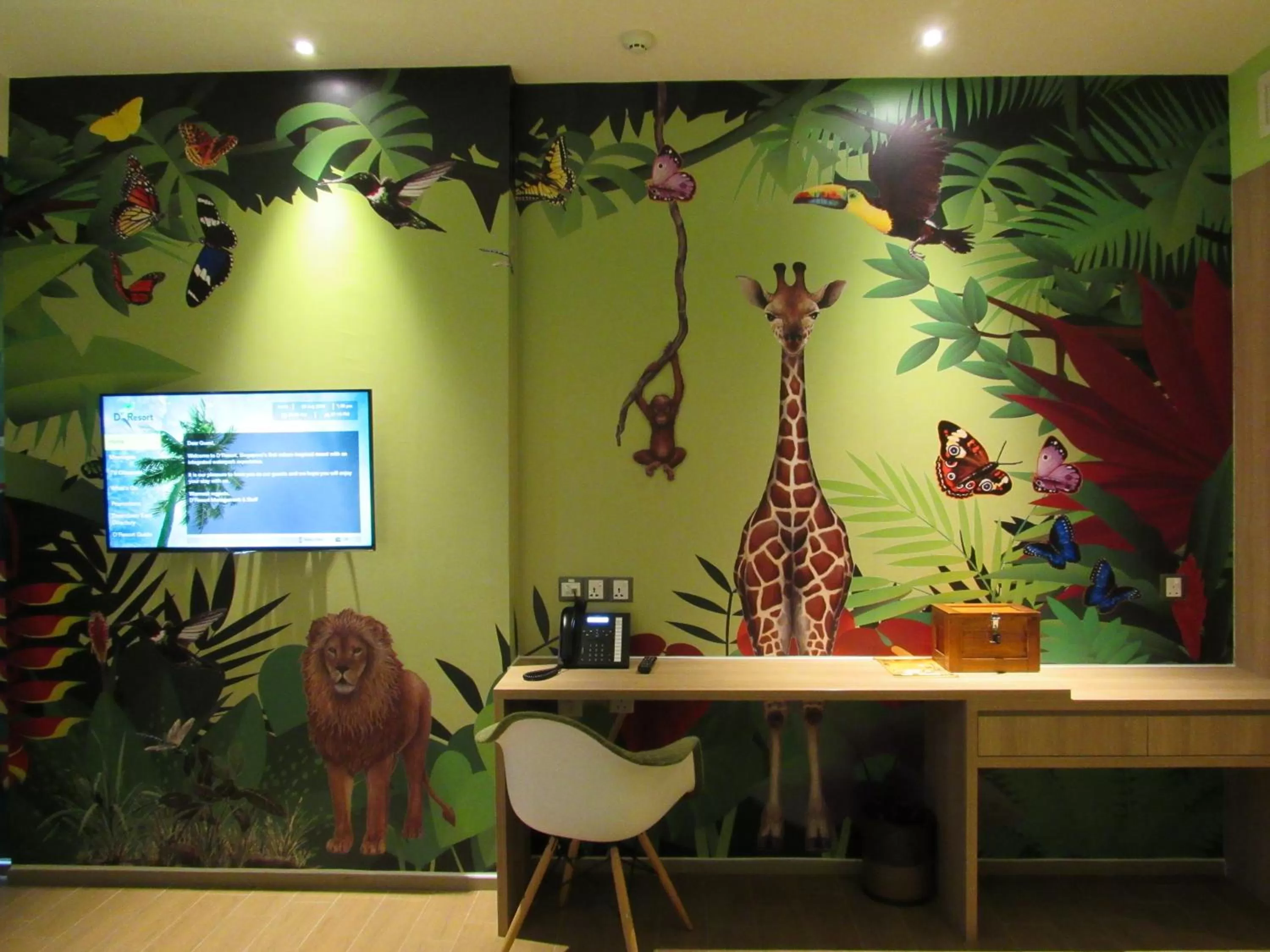 Decorative detail in D'Resort @ Downtown East