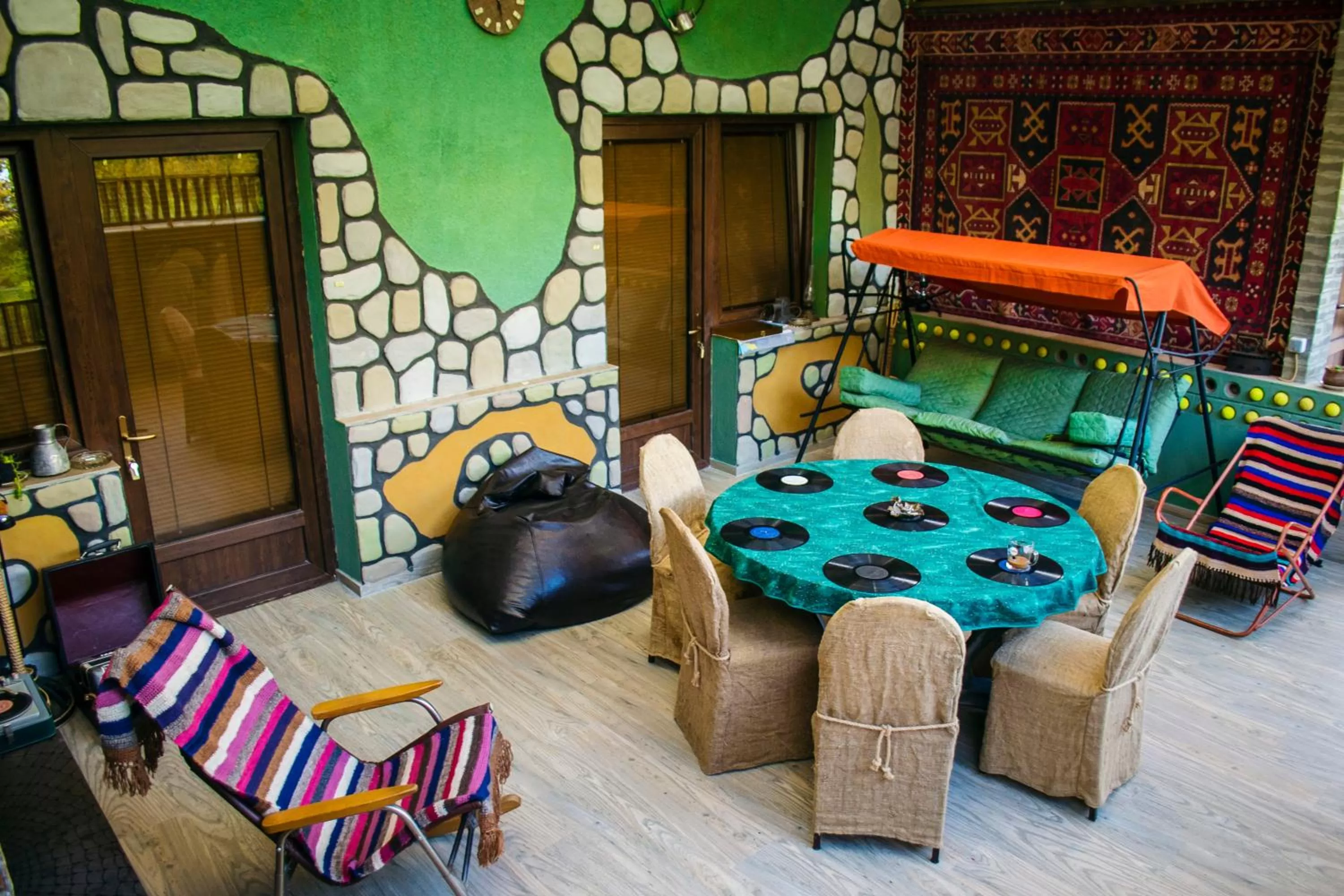 Living room in Qilimcha's Guesthouse