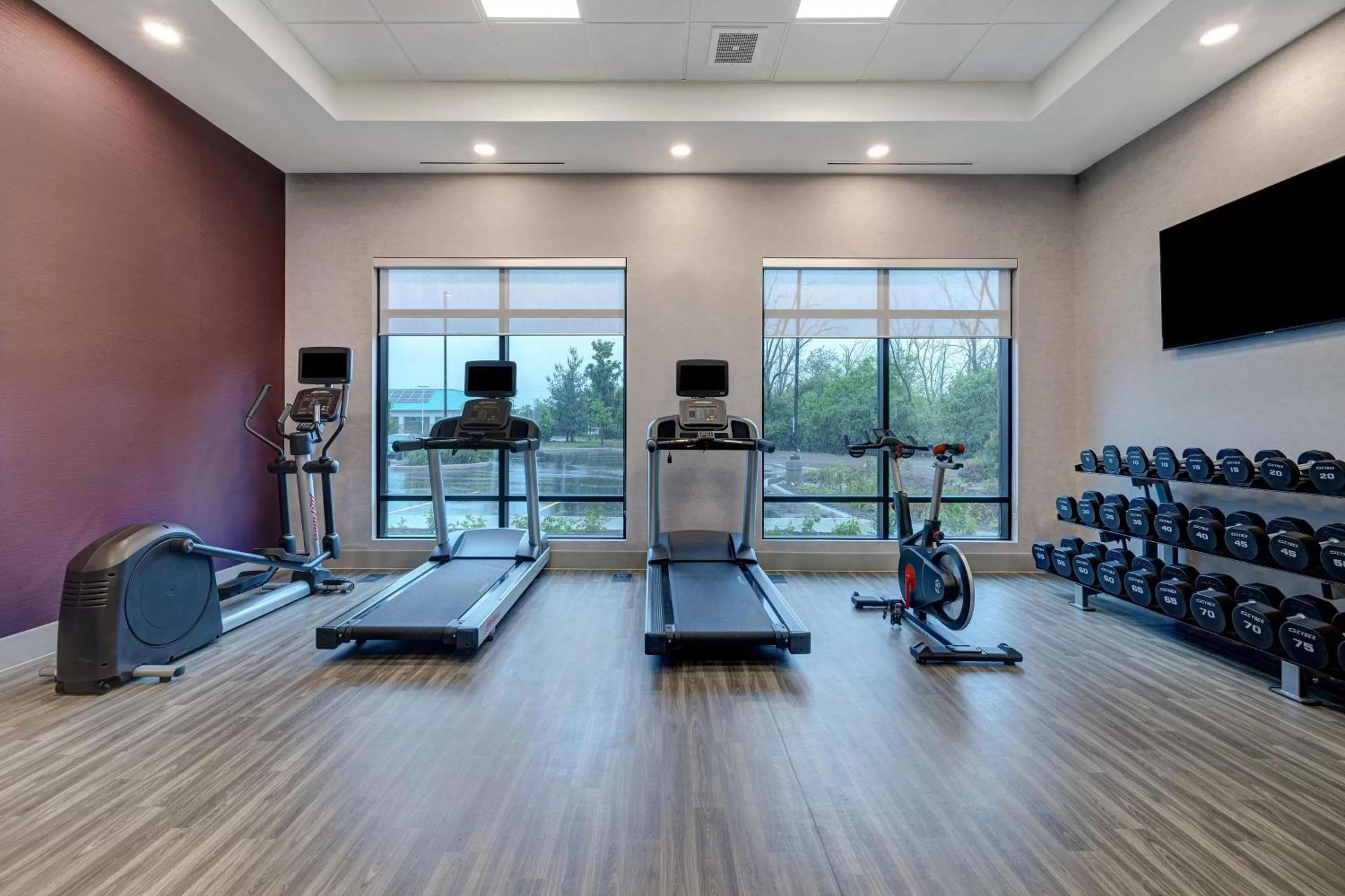 Fitness centre/facilities in Hampton Inn & Suites Burlington, Ontario, Canada