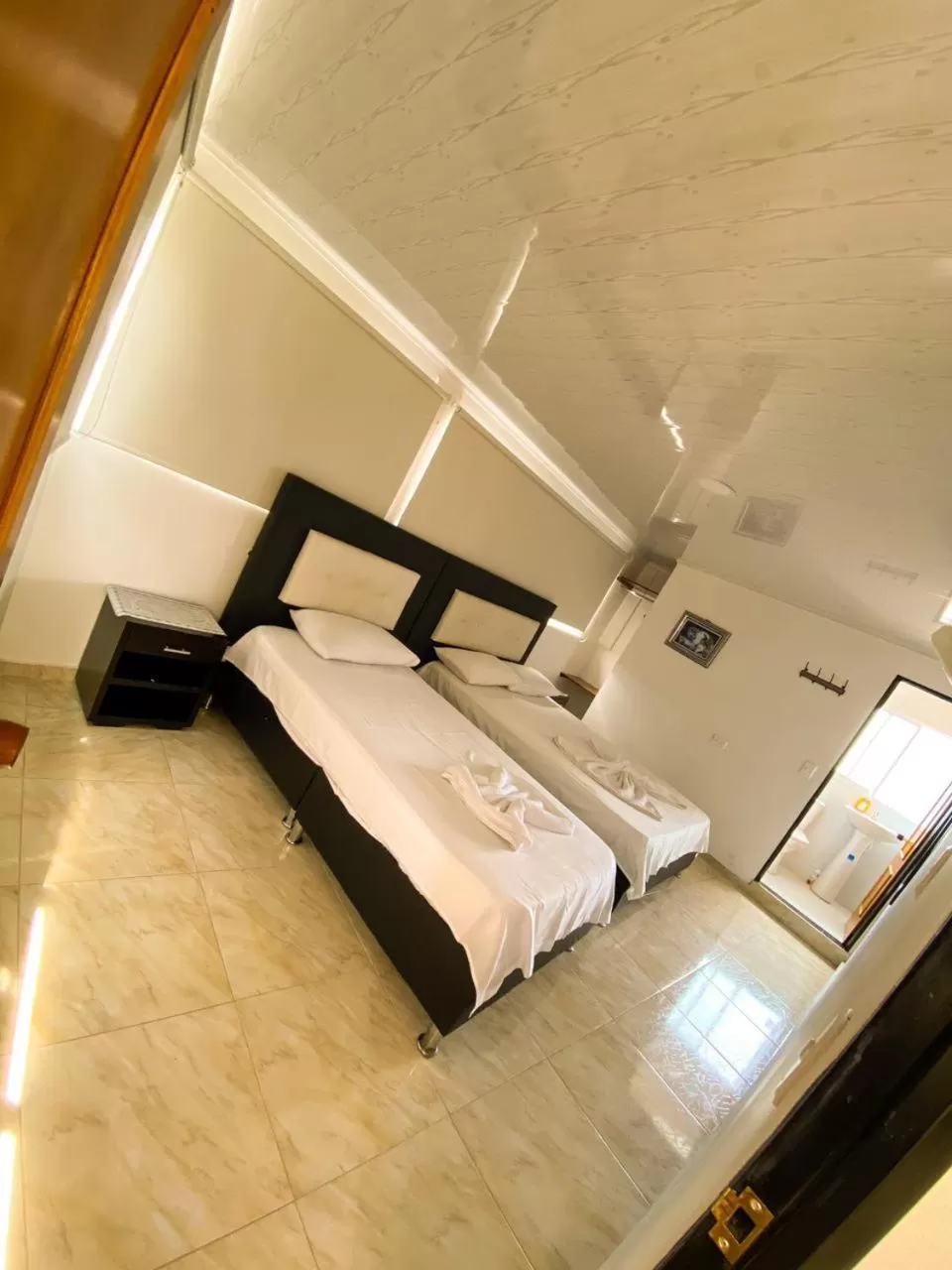 Bed in Hotel Mirador de Santa Bárbara