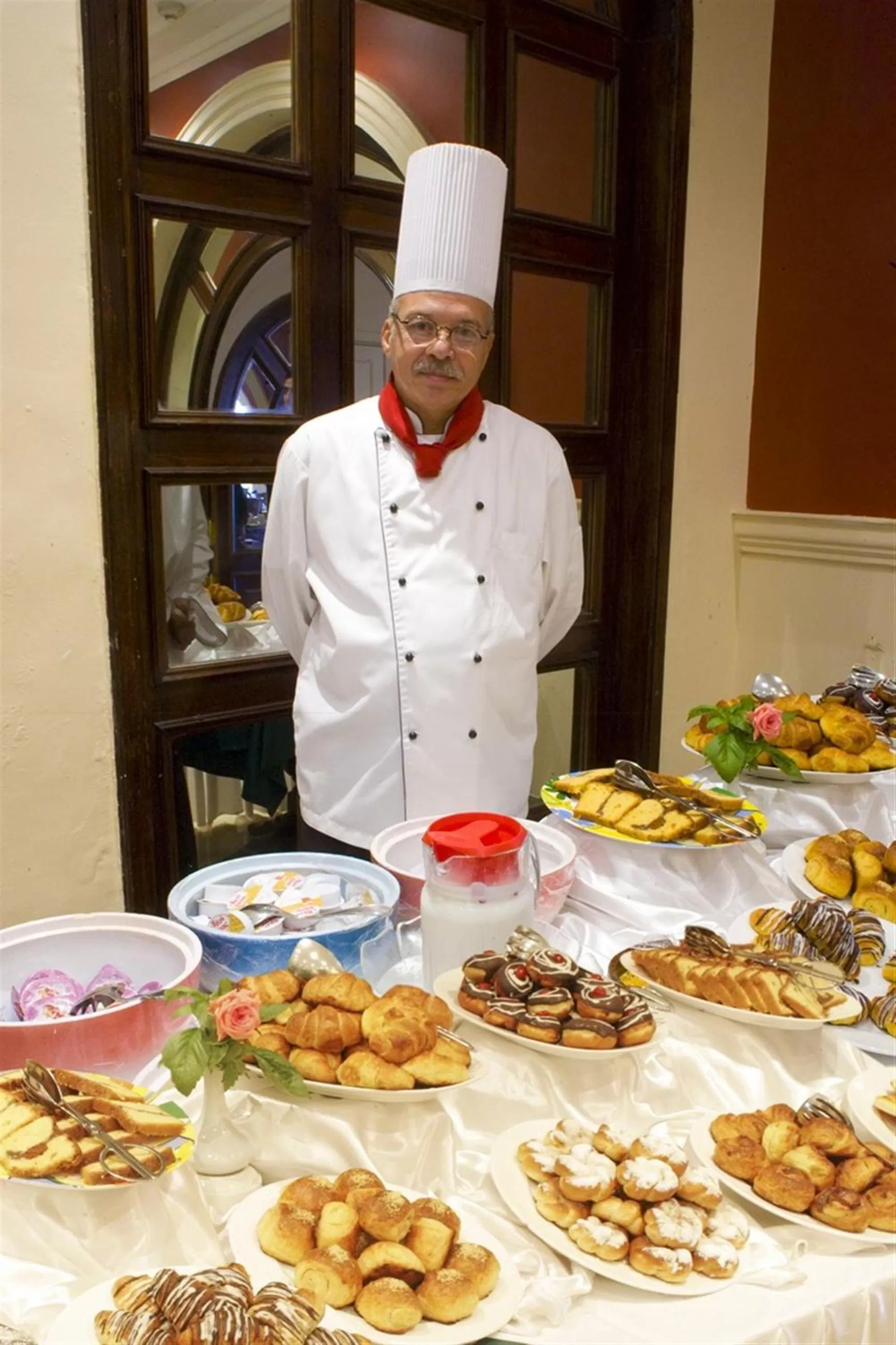 Buffet breakfast in Helnan Auberge Fayoum