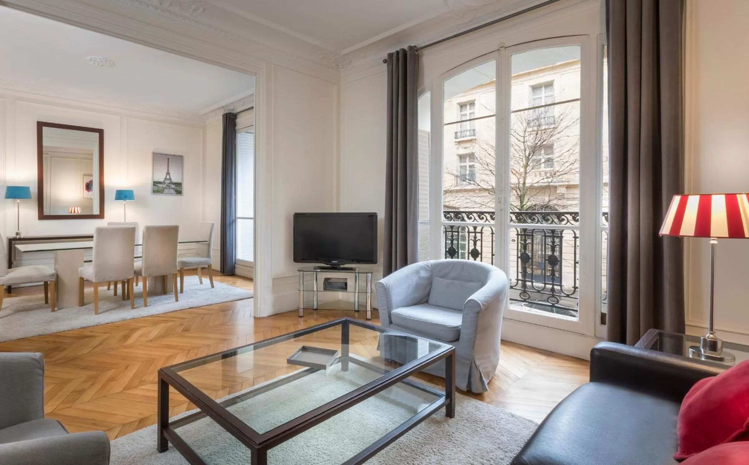 Living room in Résidence Charles Floquet