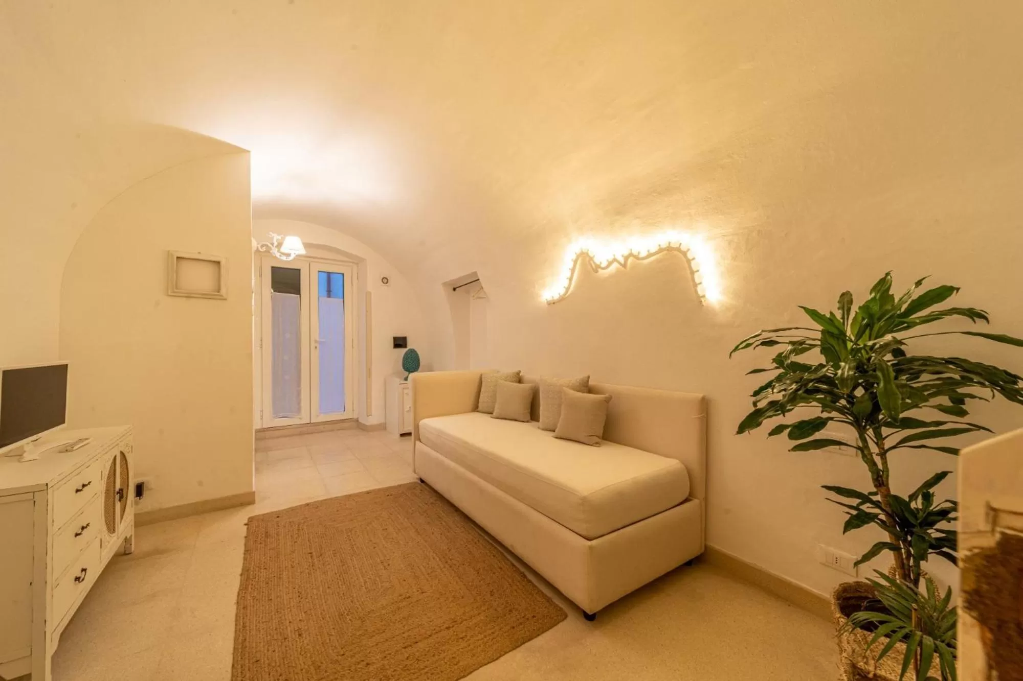 Seating area, Bed in Palazzo De Mori