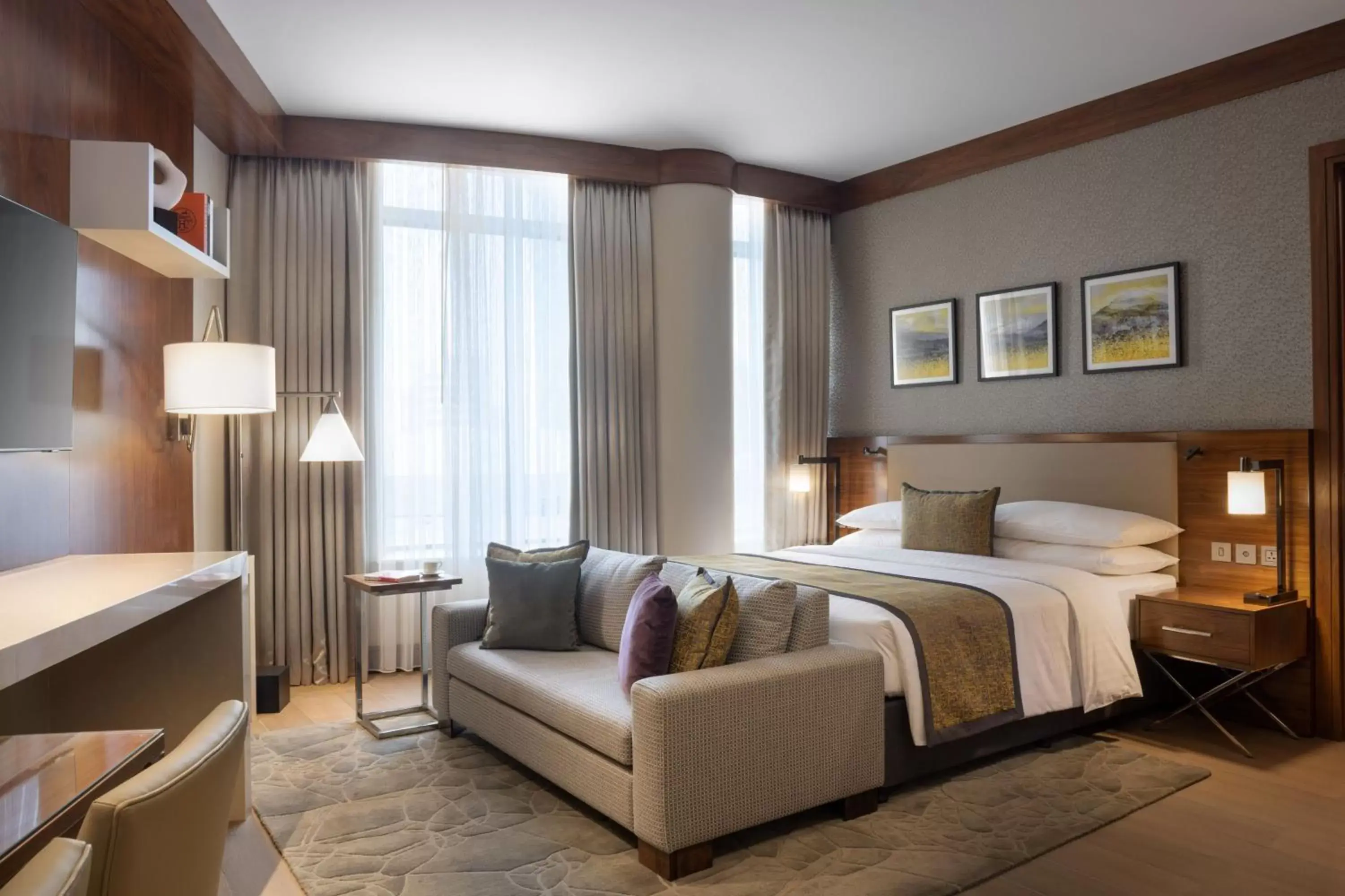 Deluxe King Studio with City View in Marriott Executive Apartments Kuwait City Deluxe King Studio with City View in Marriott Executive Apartments Kuwait City