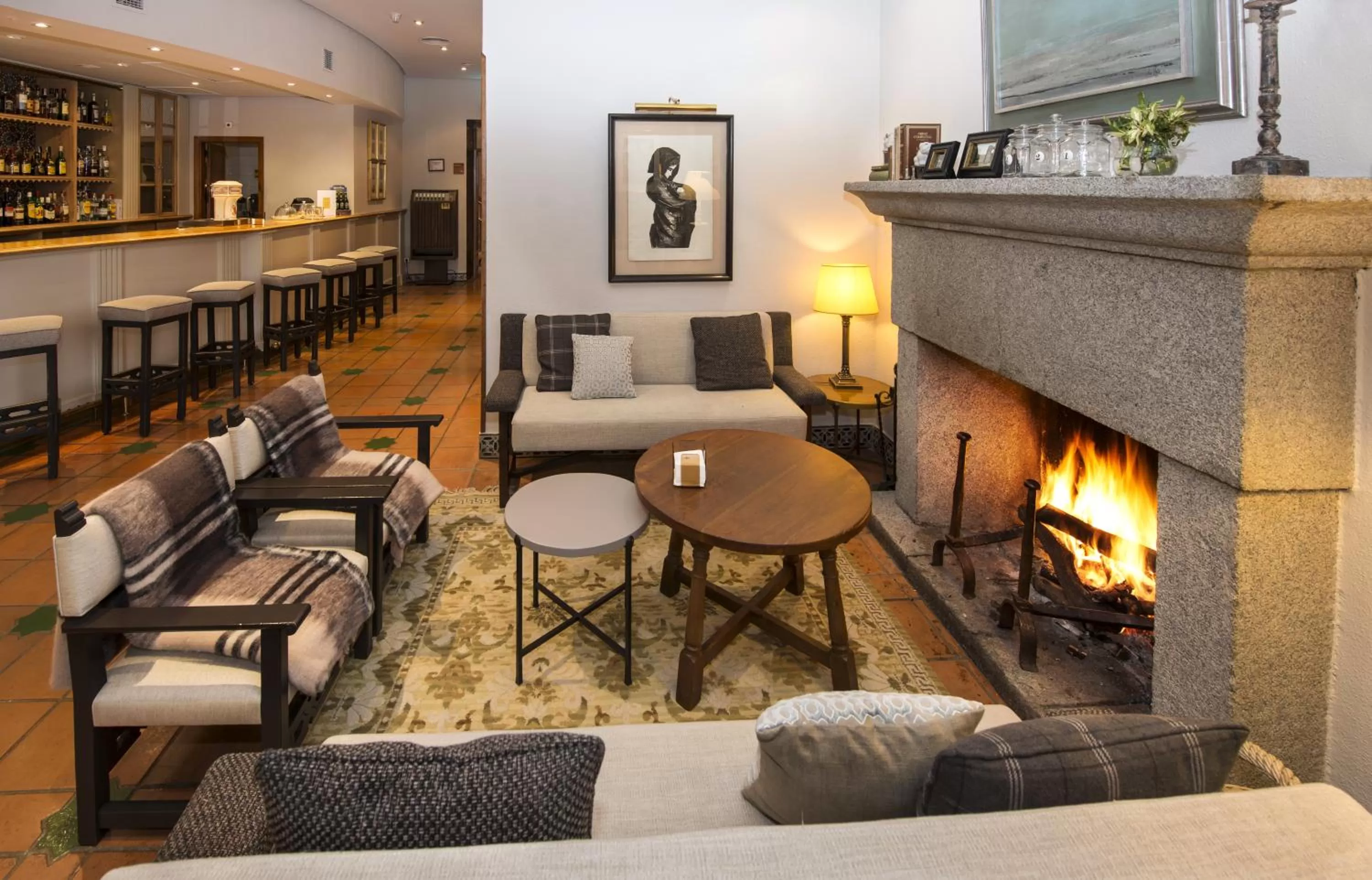 Lounge or bar in Parador de Ávila