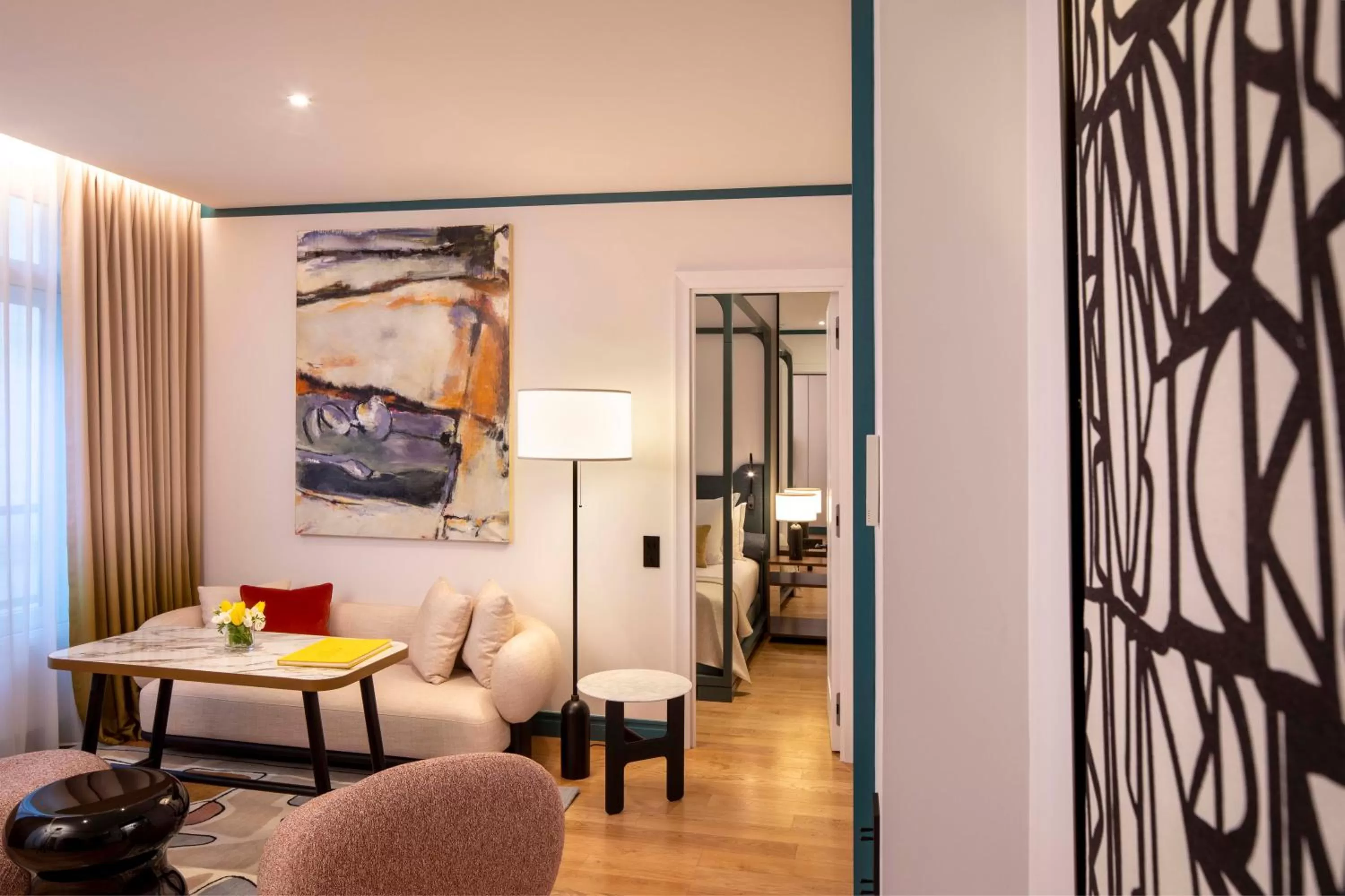 Living room in Hôtel Bel Ami