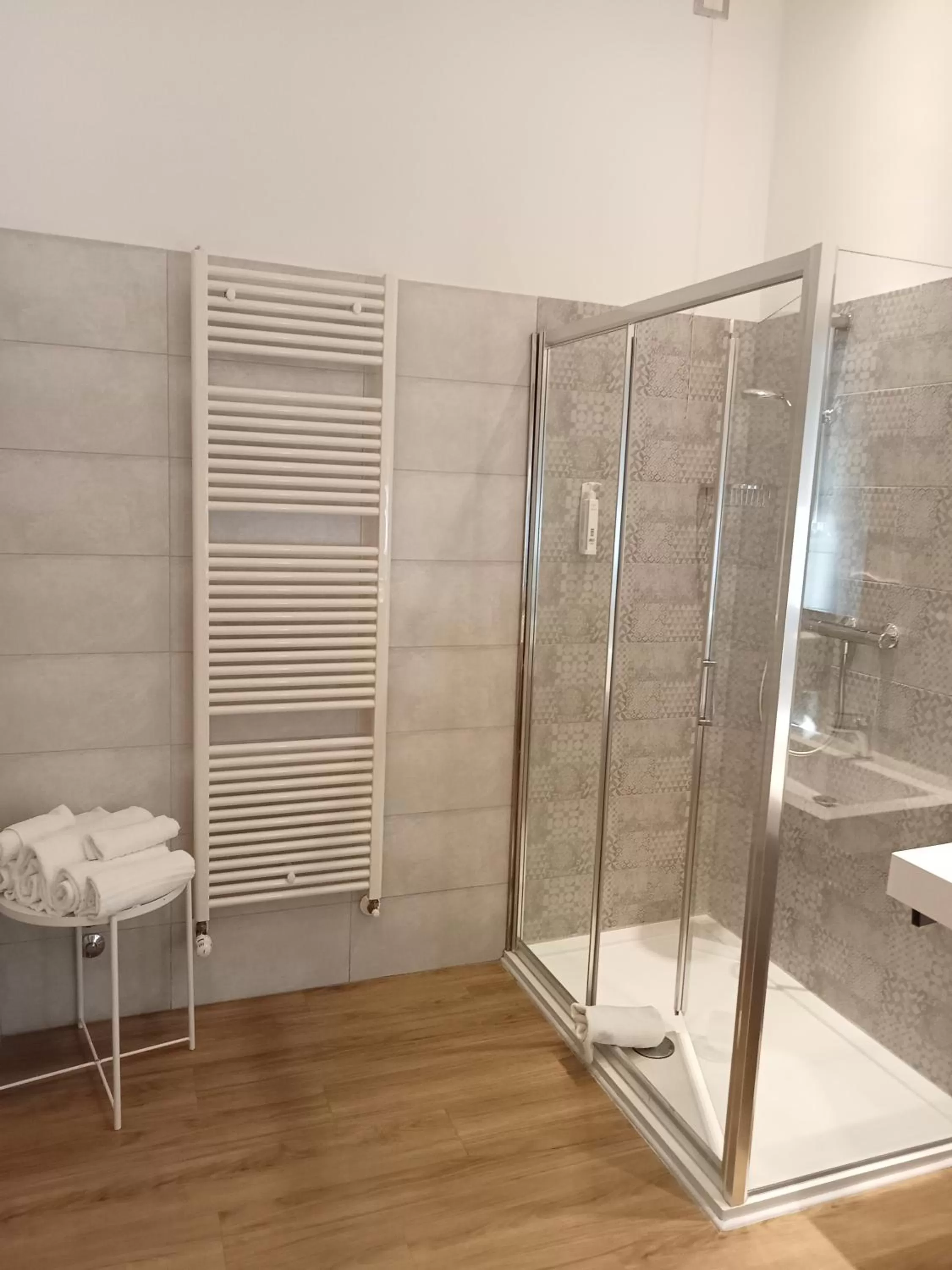 Shower in Hotel Porta Rivera