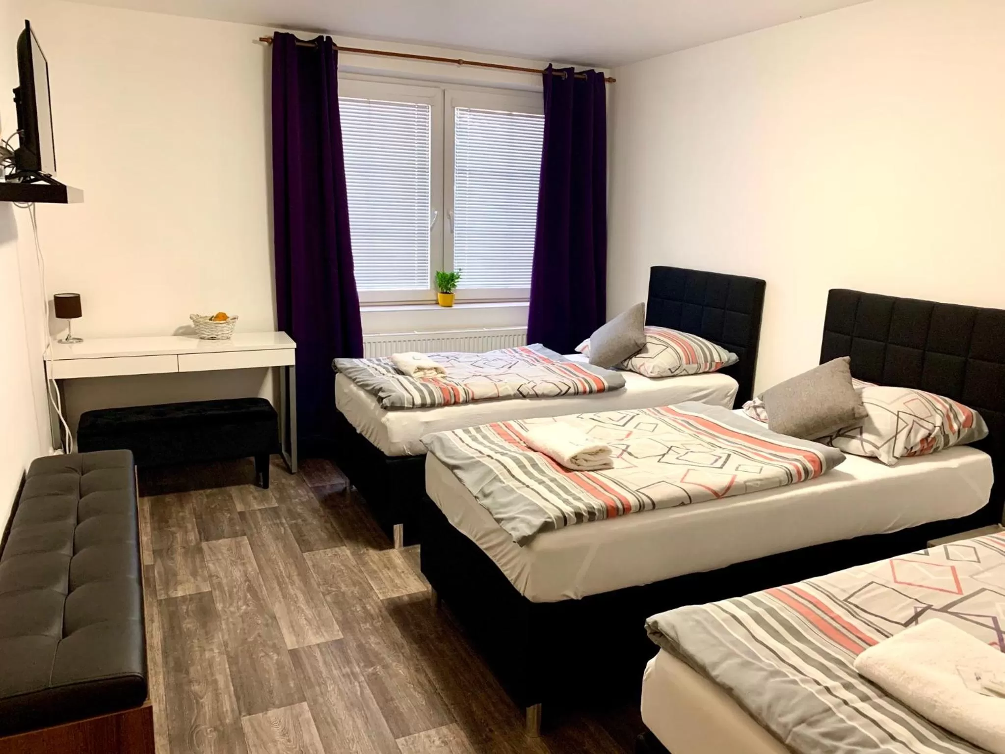 Bed in Hotel Stará Pošta