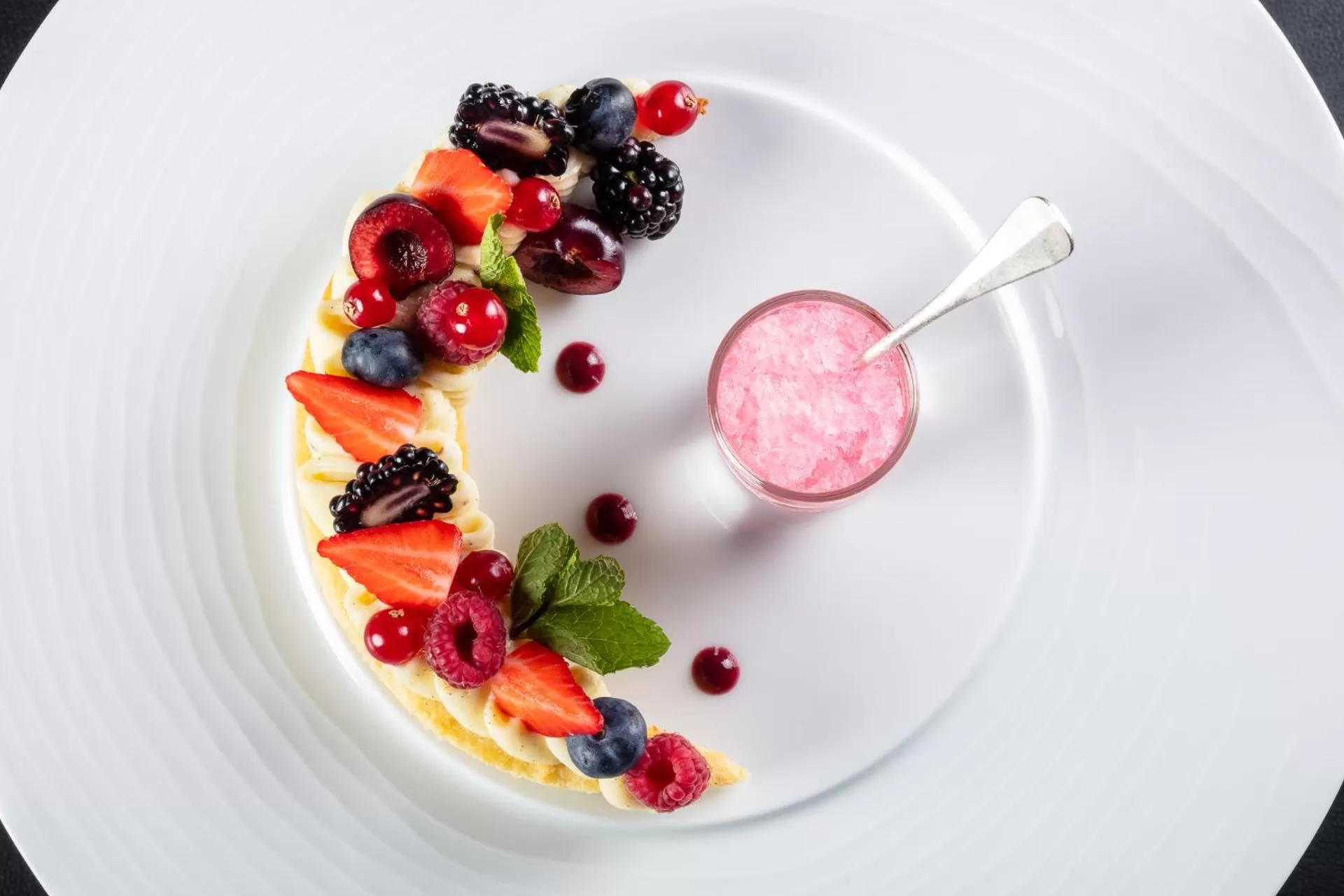 Food close-up in Le Pré du Moulin - Maison Alonso - Hôtel & Restaurant