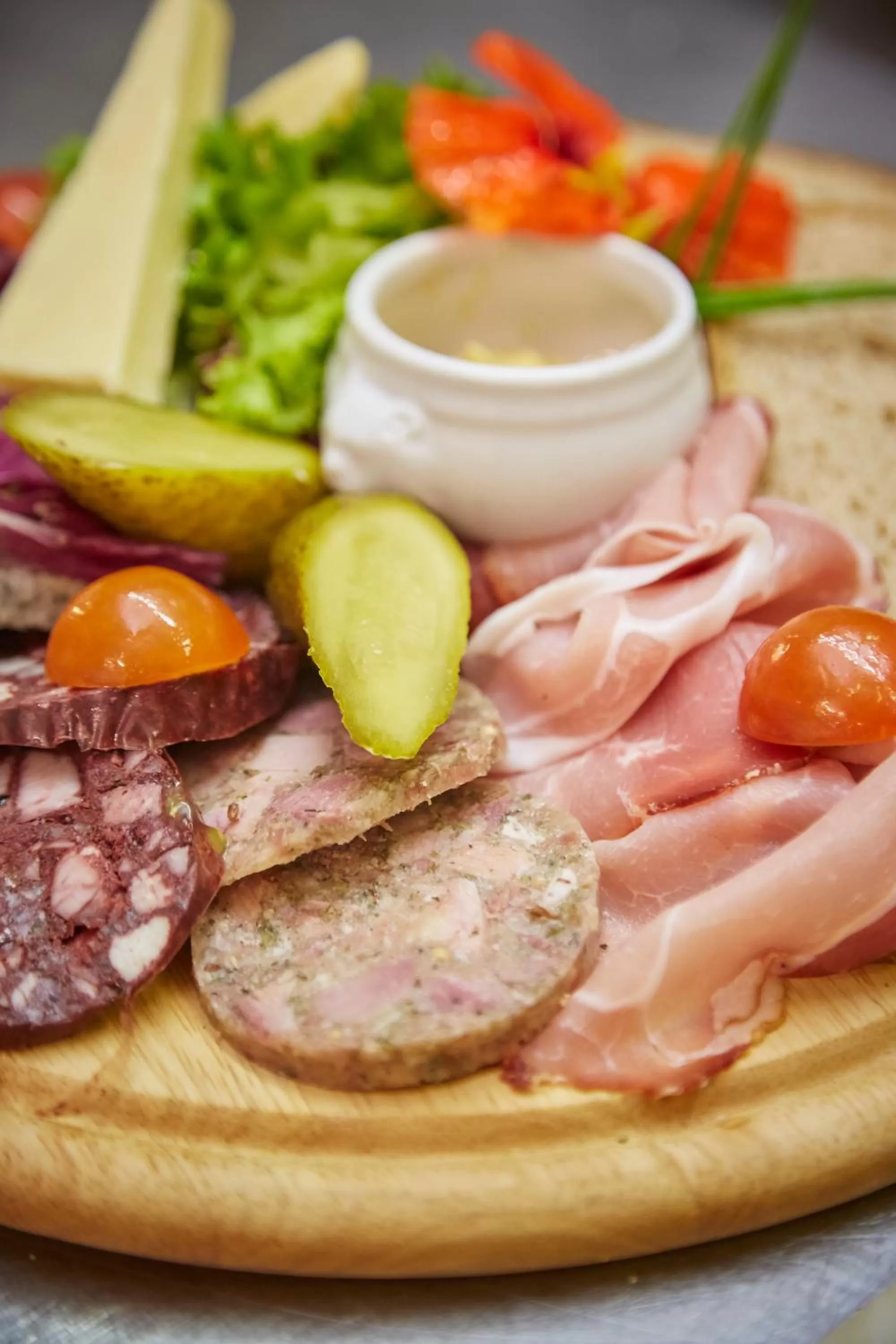 Food close-up in Flair Hotel Villa Ilske