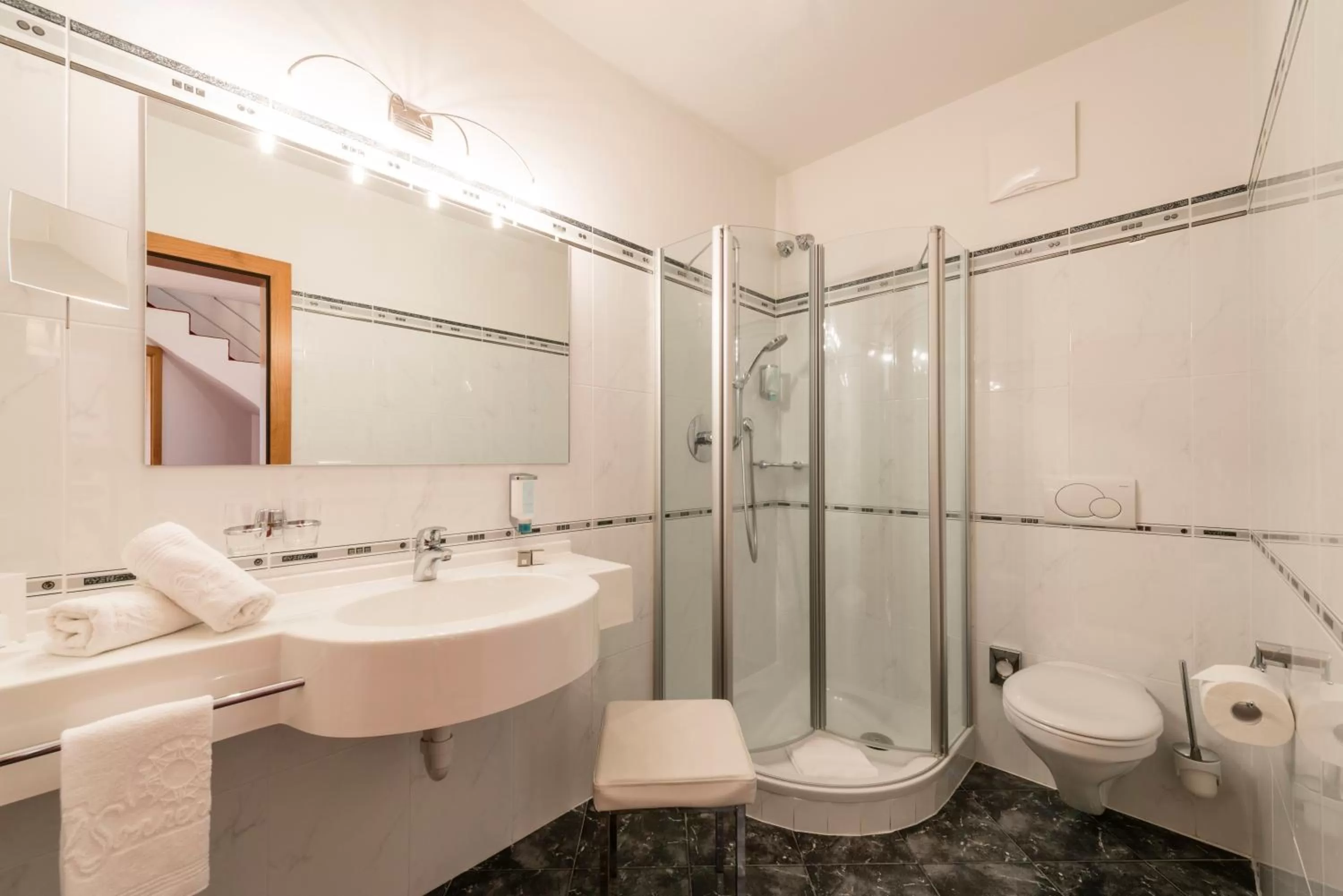 Toilet in Hotel Sonnenburg